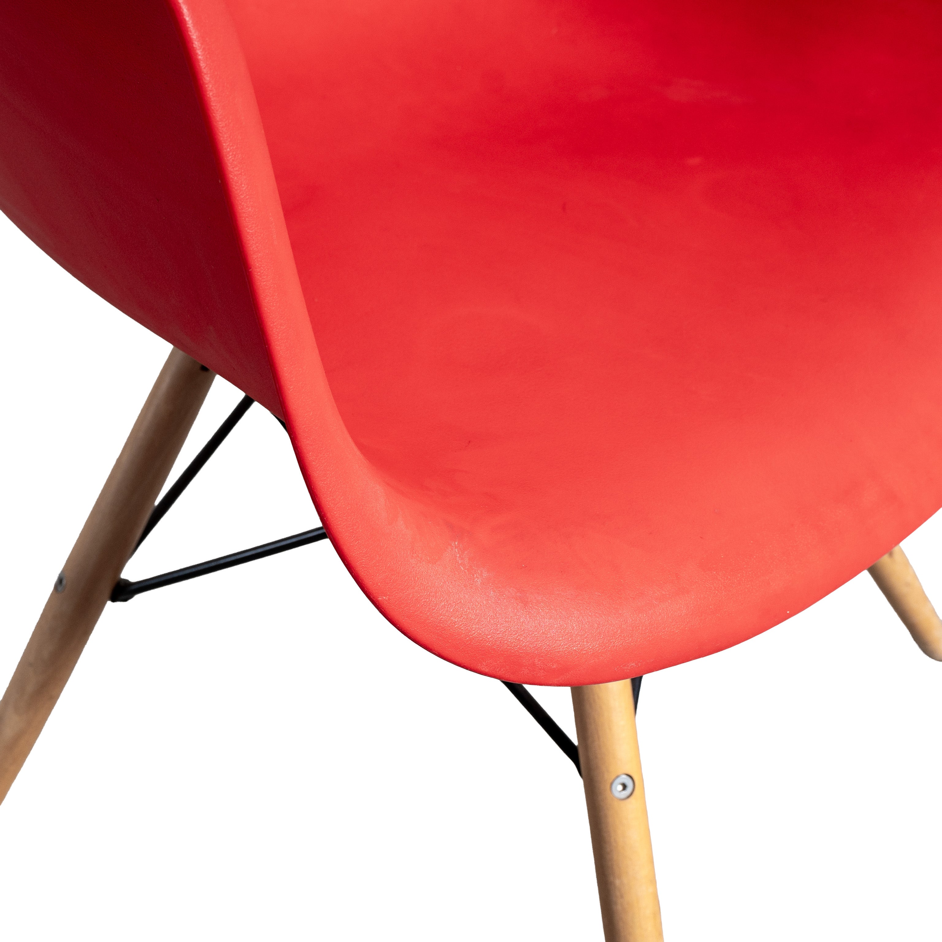 Eames Kollu Sandalye Kırmızı 10172