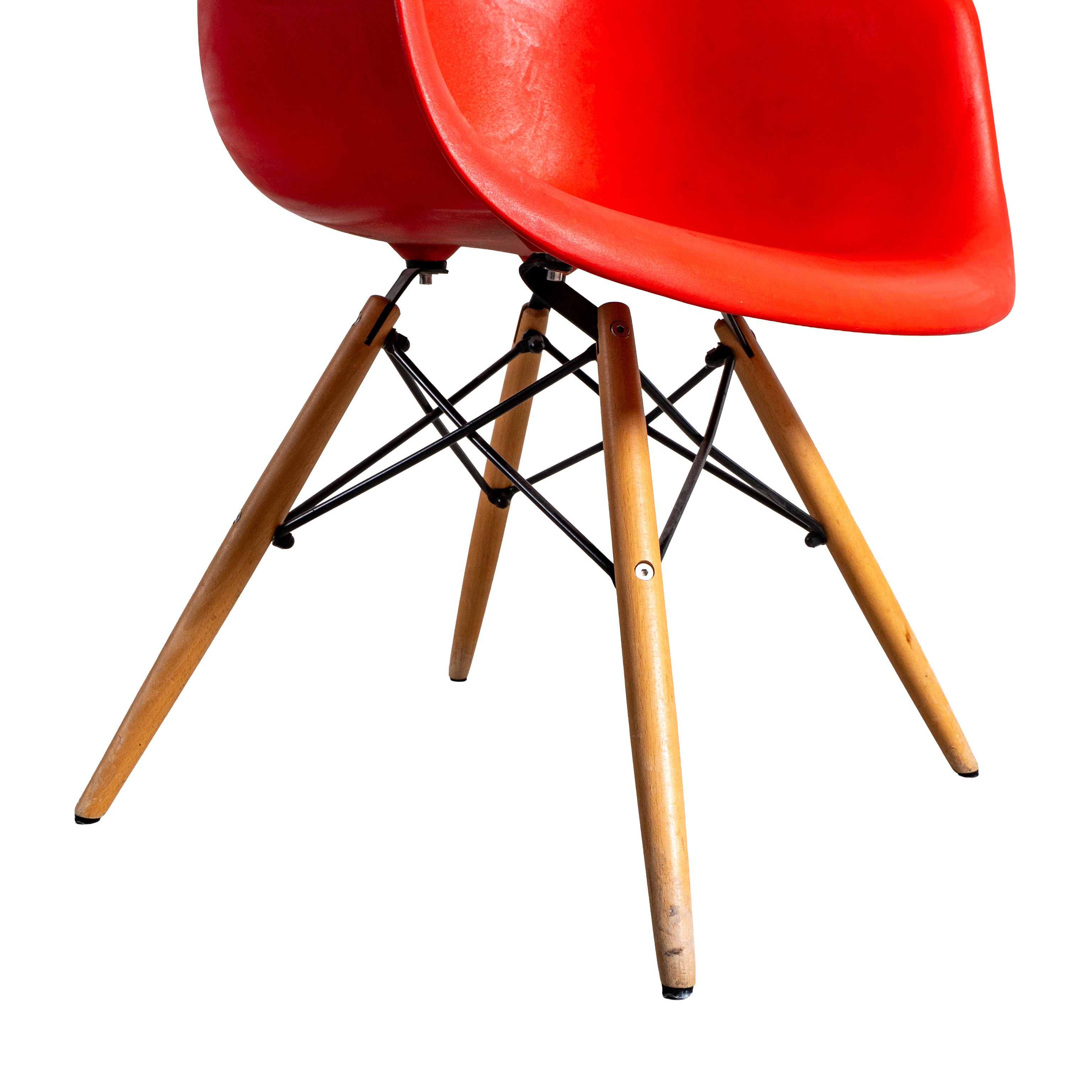 Eames Kollu Sandalye Kırmızı 10172