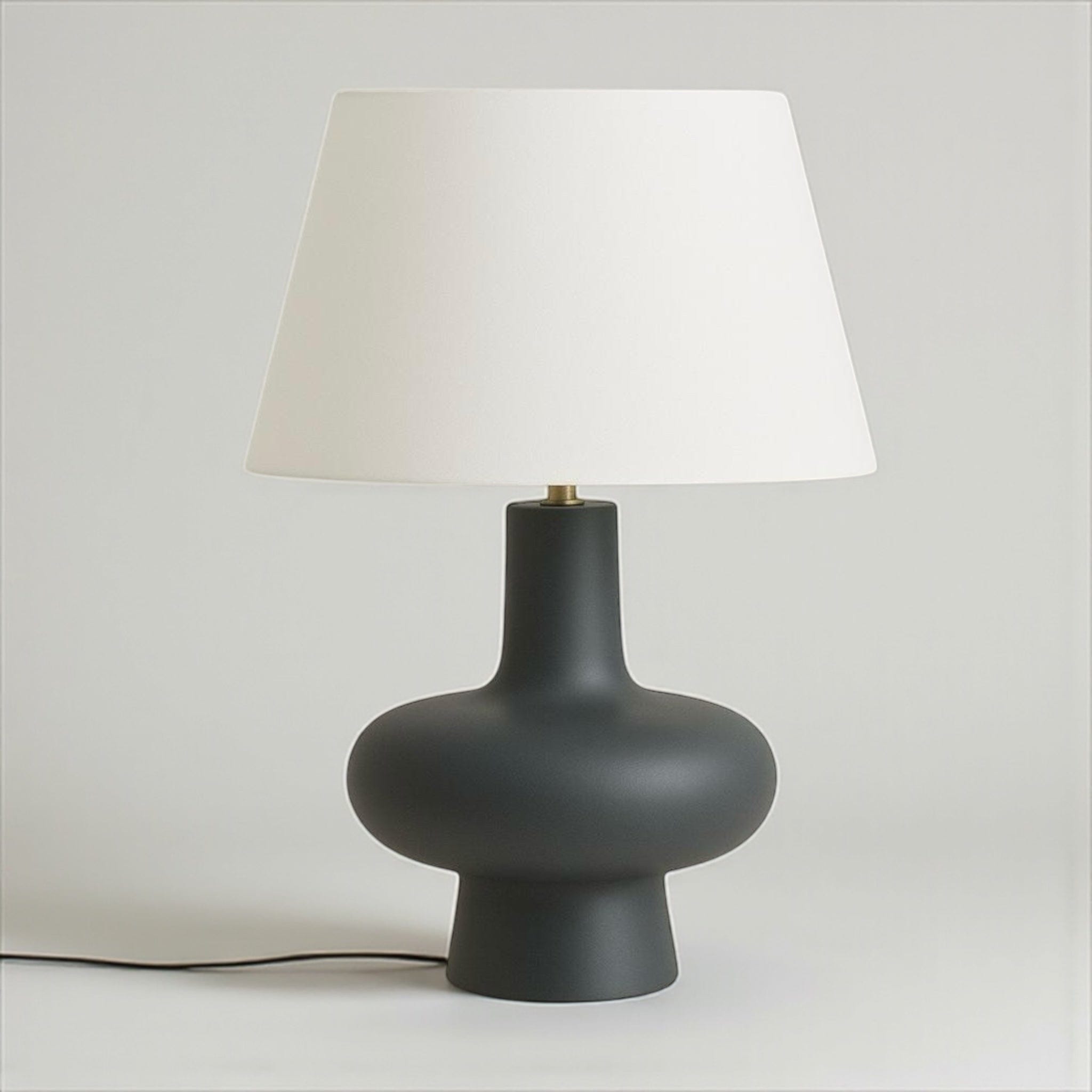 Abba Gold Detailed Anthracite Modern Lampshade
