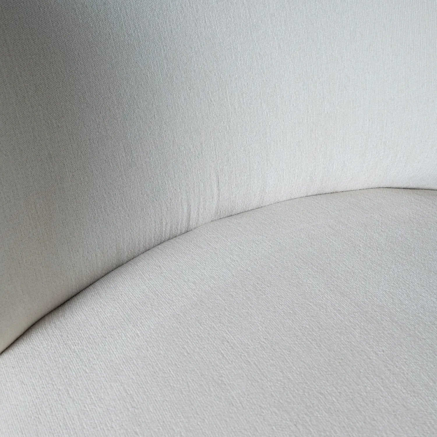 White Armchair with Wooden Legs 10605