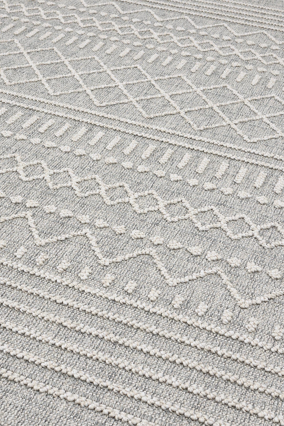 Alba Grey Non-Shedding Rug 19237A