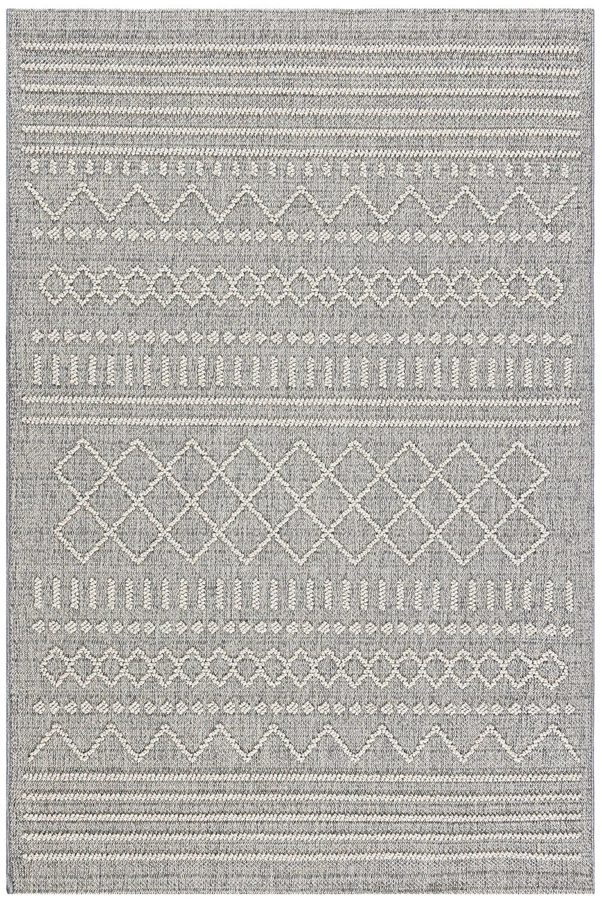 Alba Grey Non-Shedding Rug 19237A