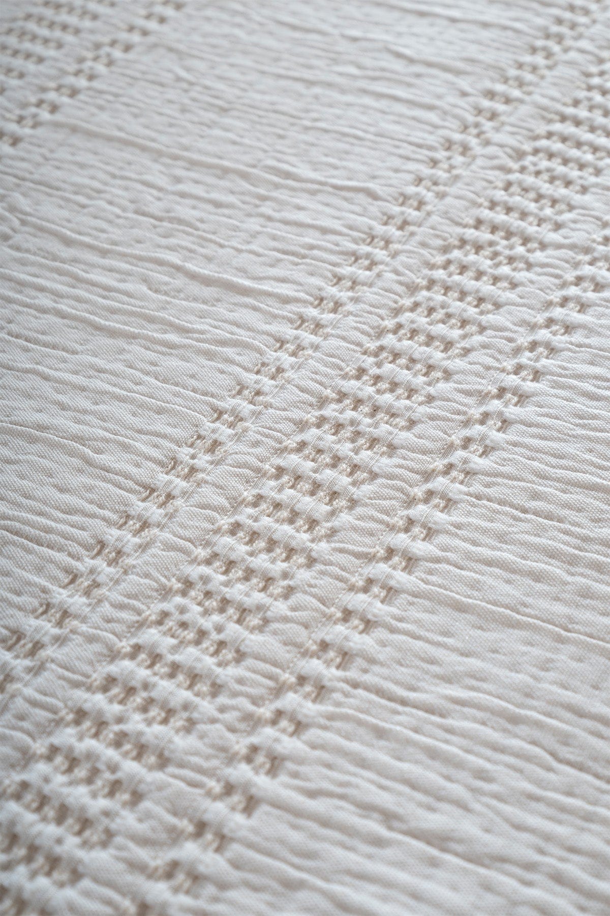 Assos Krem Taş Yıkama Çift Kişilik Yatak Örtüsü 230x250 5035