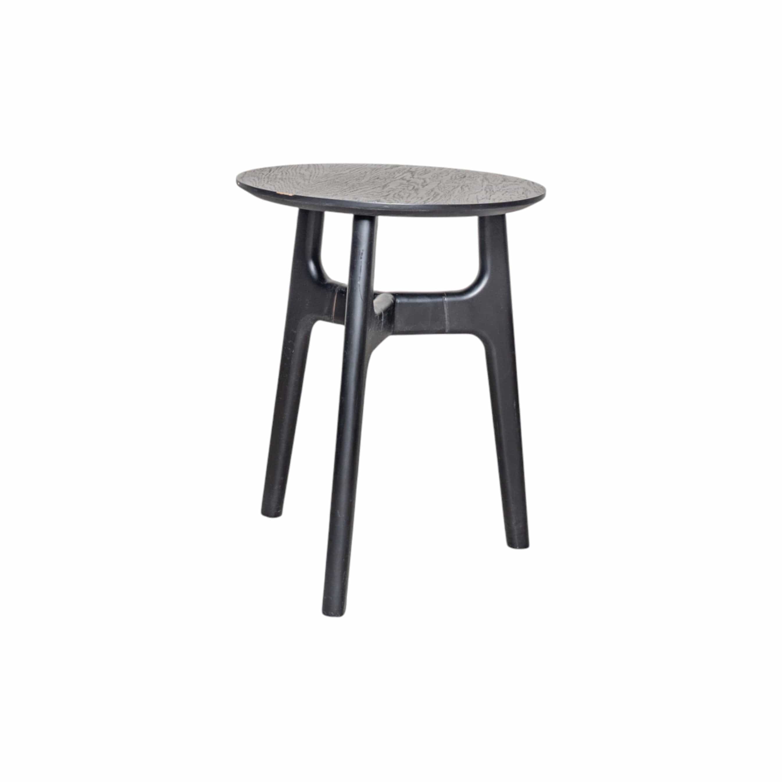 Casablanca Meşe Yan Sehpa Ahşap Siyah 11077