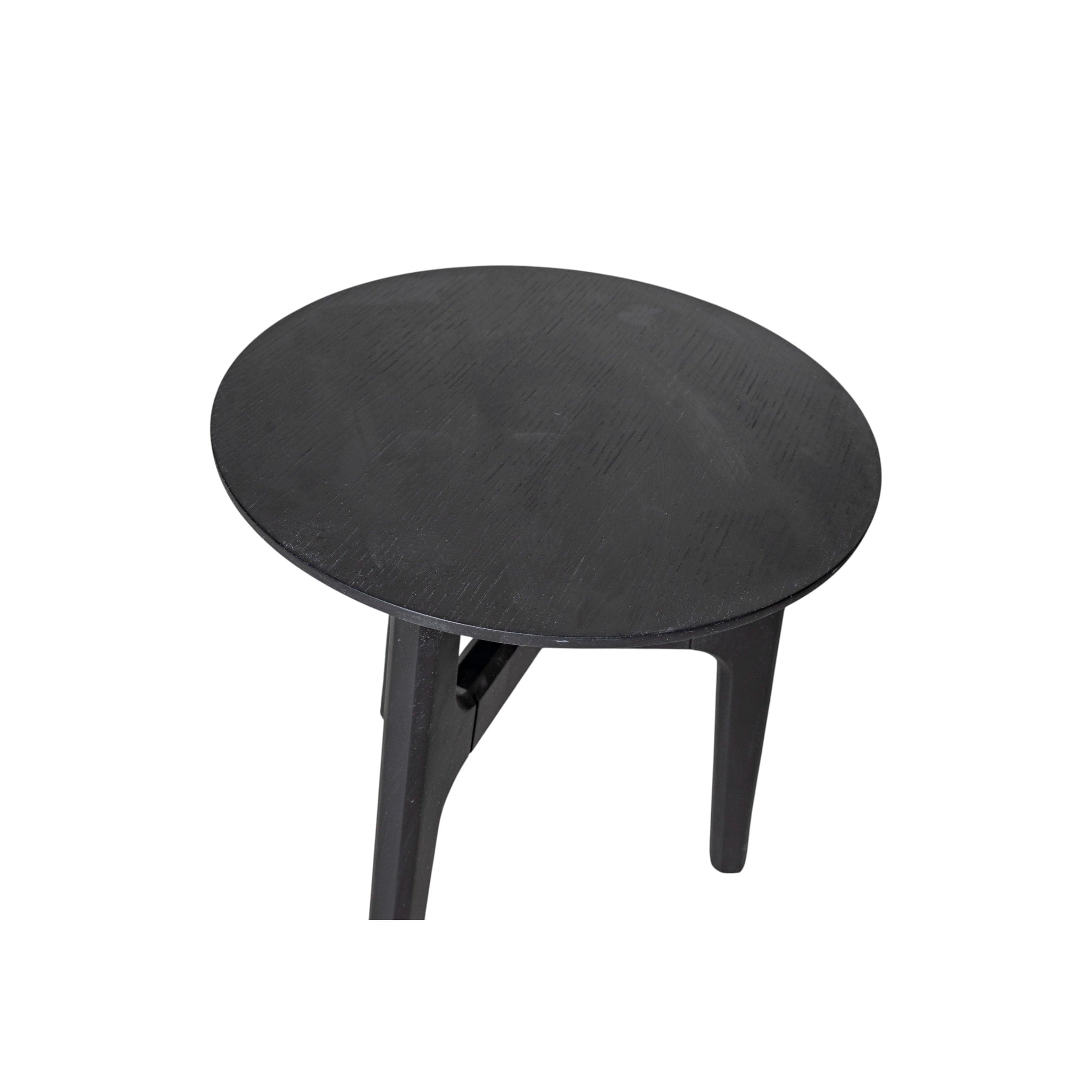 Casablanca Meşe Yan Sehpa Ahşap Siyah 11078