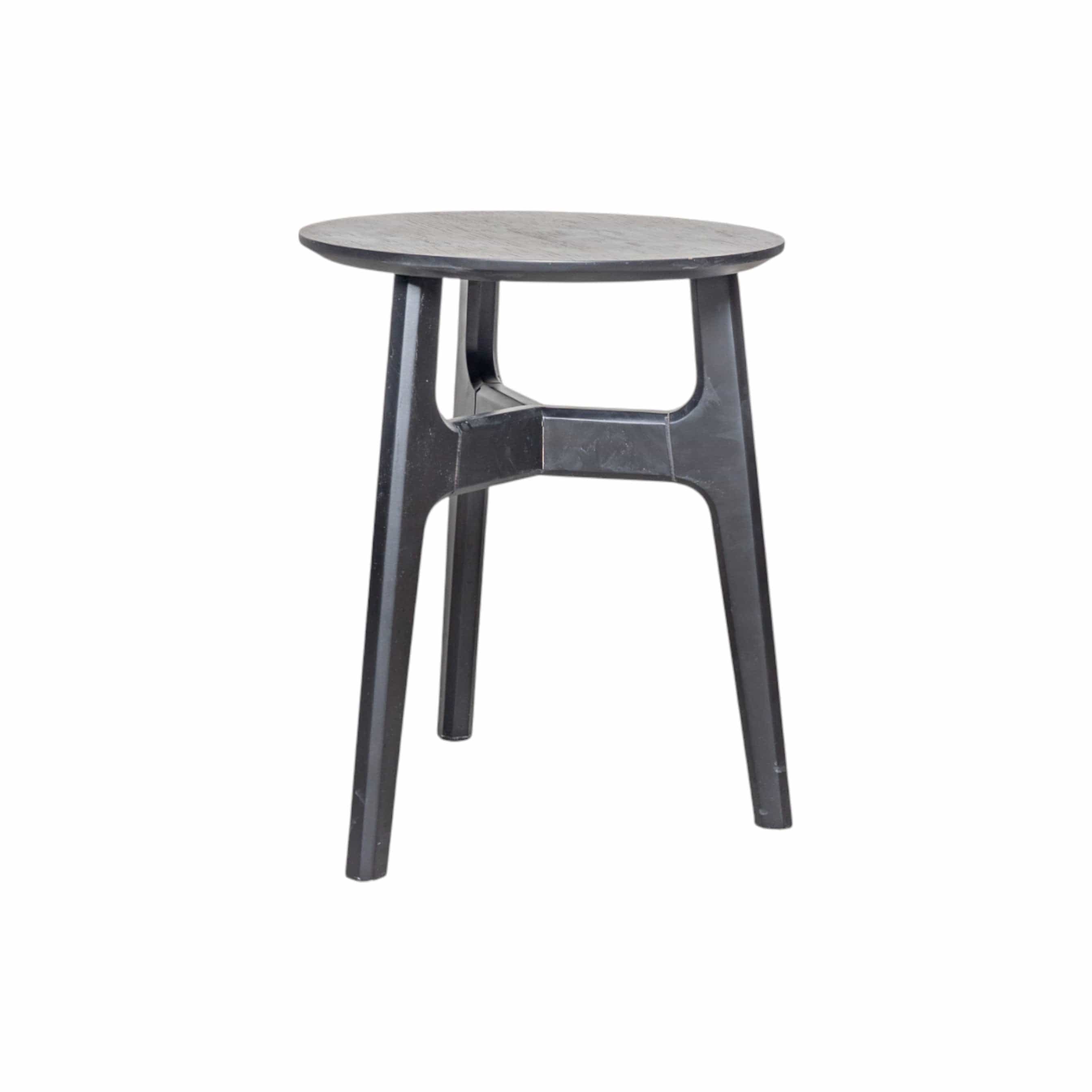 Casablanca Meşe Yan Sehpa Ahşap Siyah 11078