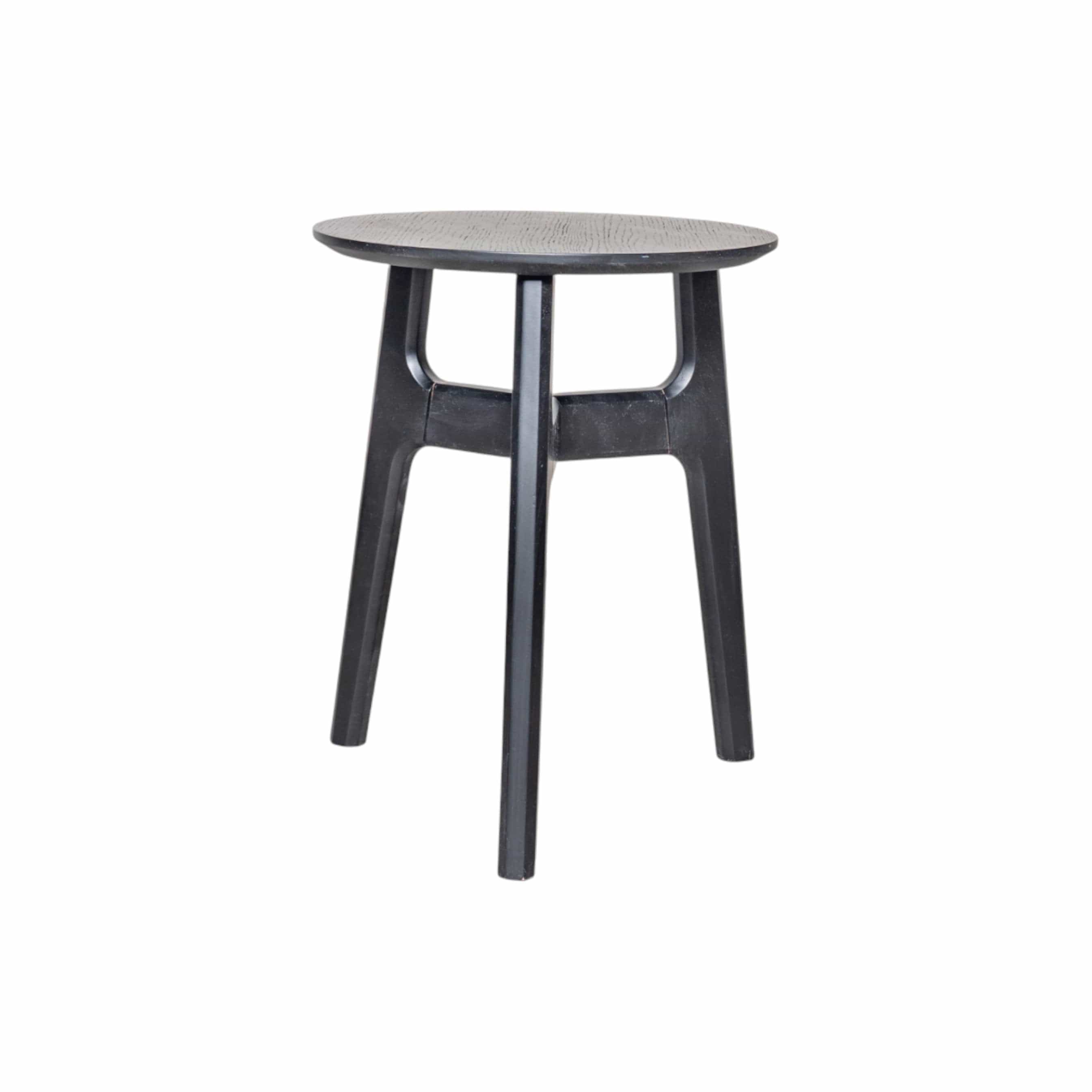 Casablanca Meşe Yan Sehpa Ahşap Siyah 11078