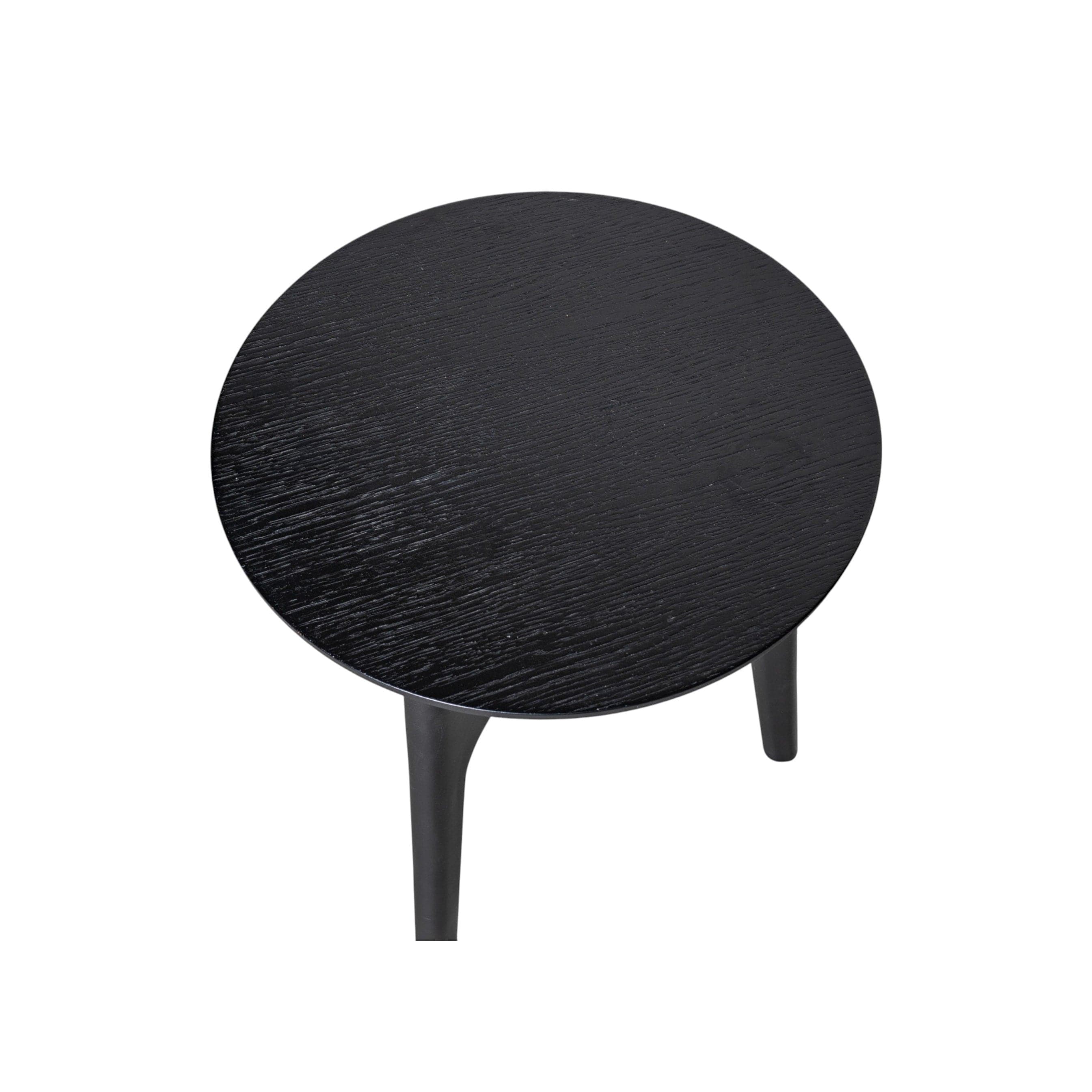 Casablanca Meşe Yan Sehpa Ahşap Siyah 11079