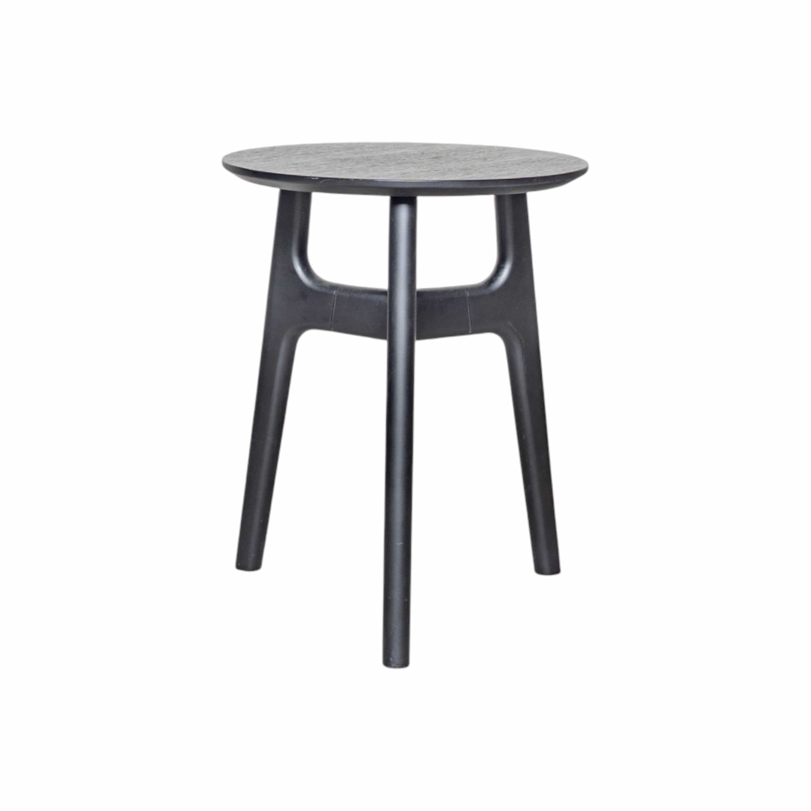 Casablanca Meşe Yan Sehpa Ahşap Siyah 11079