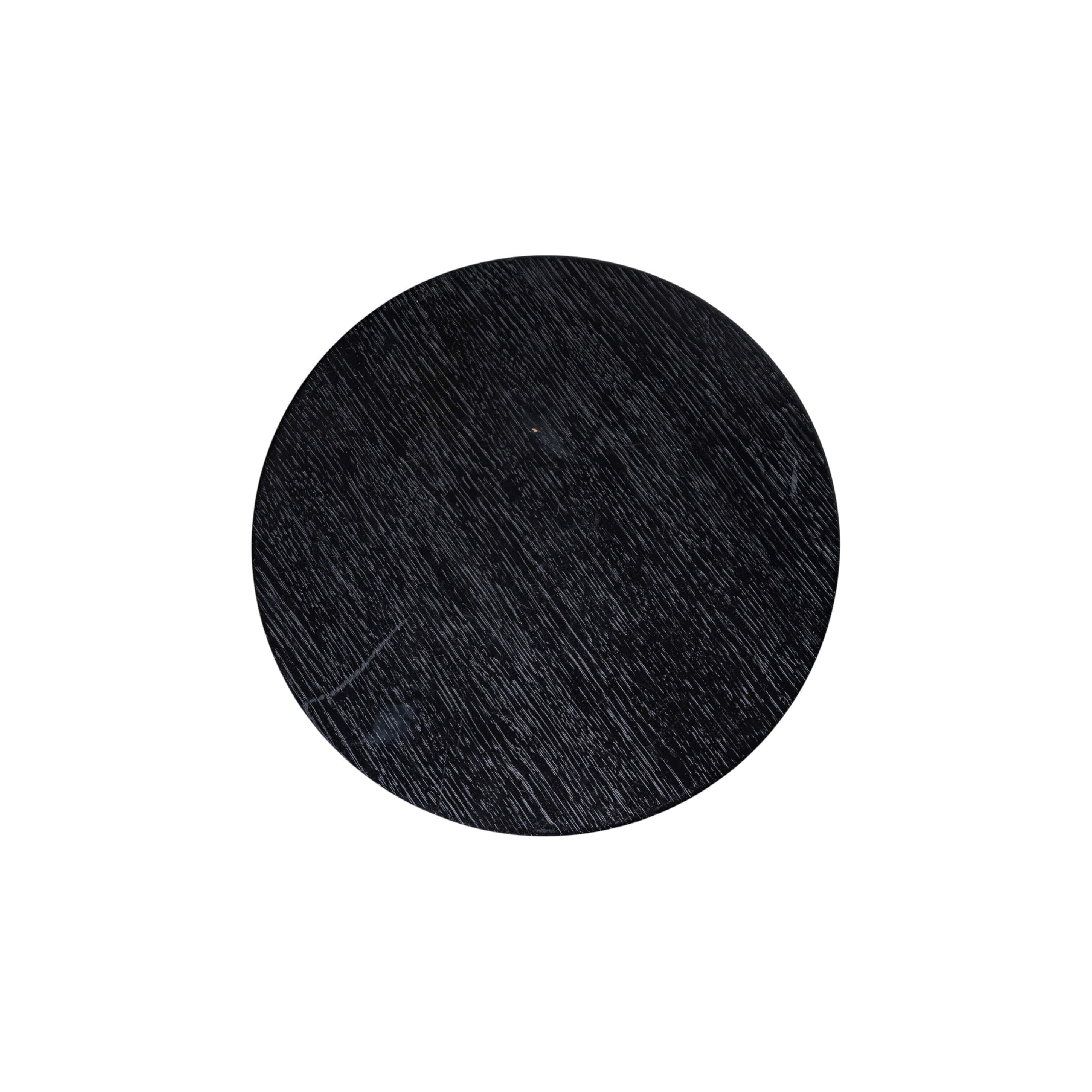 Casablanca Meşe Yan Sehpa Ahşap Siyah 11082