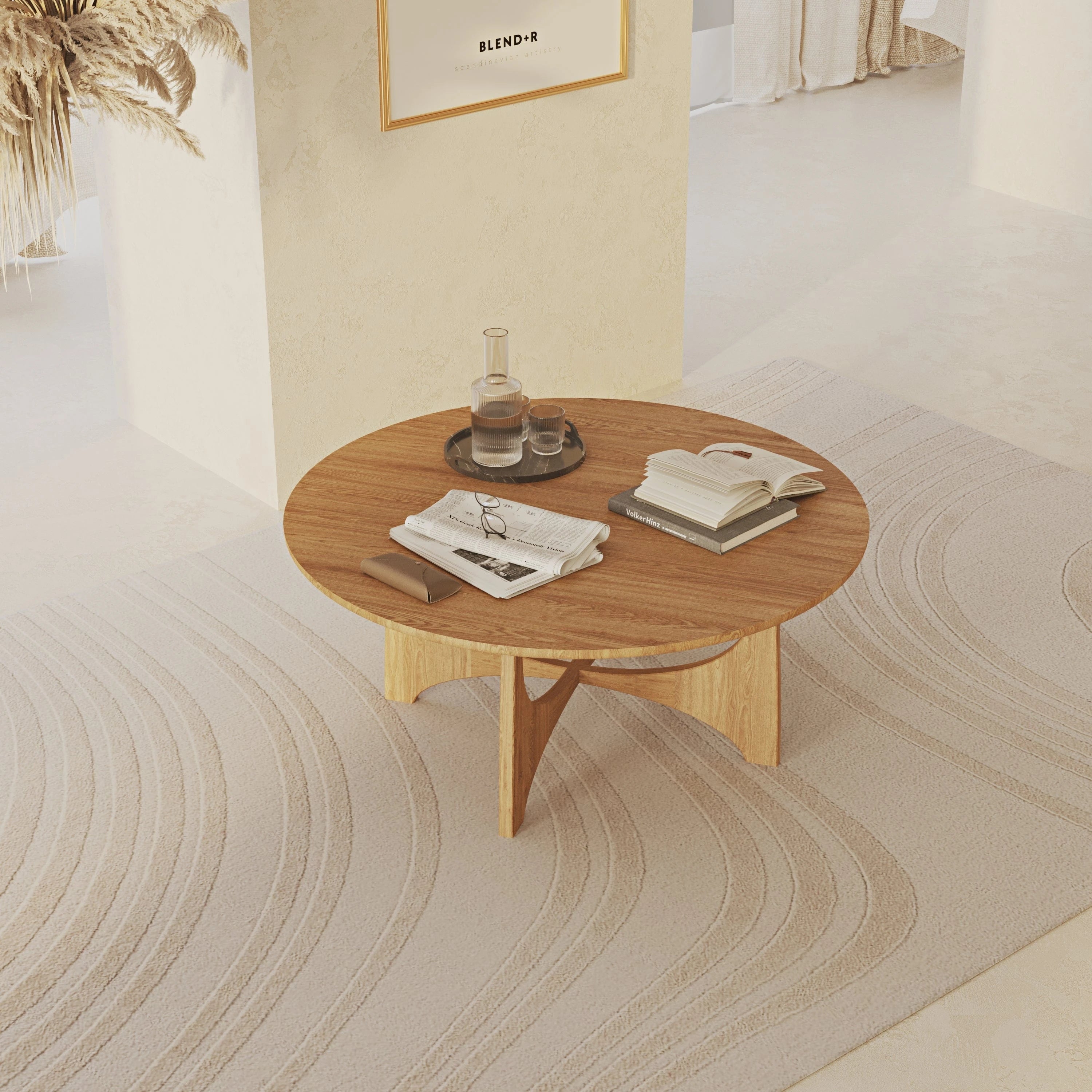 Cassy Orta Sehpa Ahşap