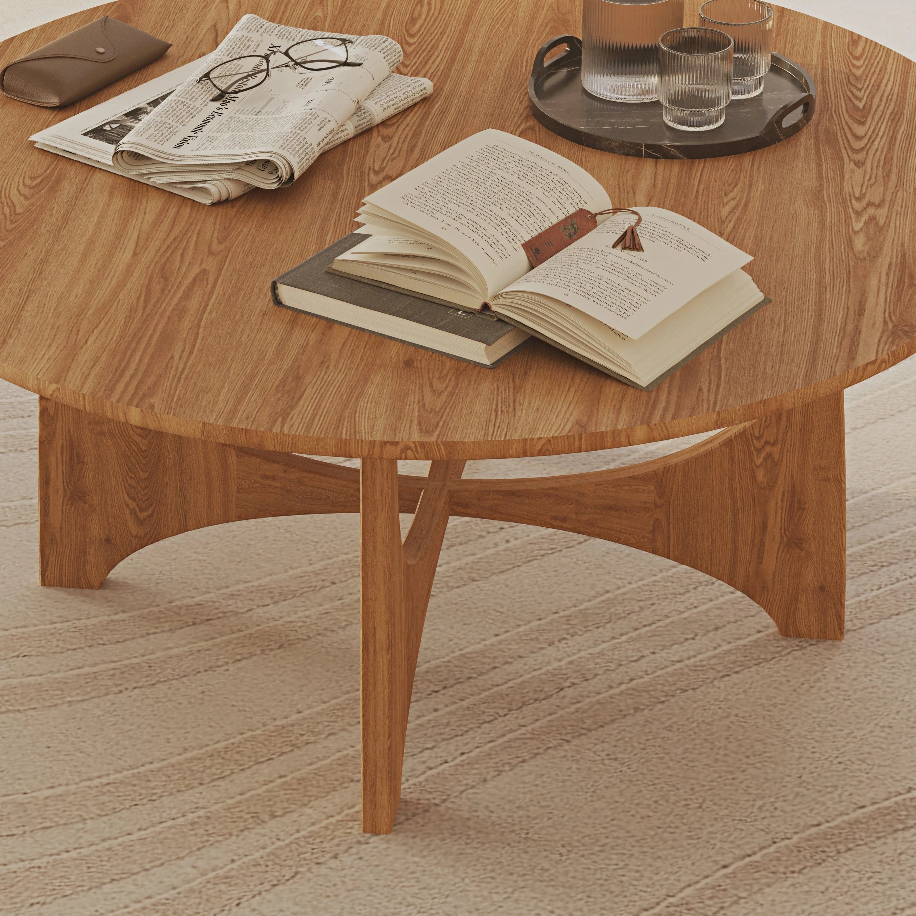 Cassy Orta Sehpa Ahşap