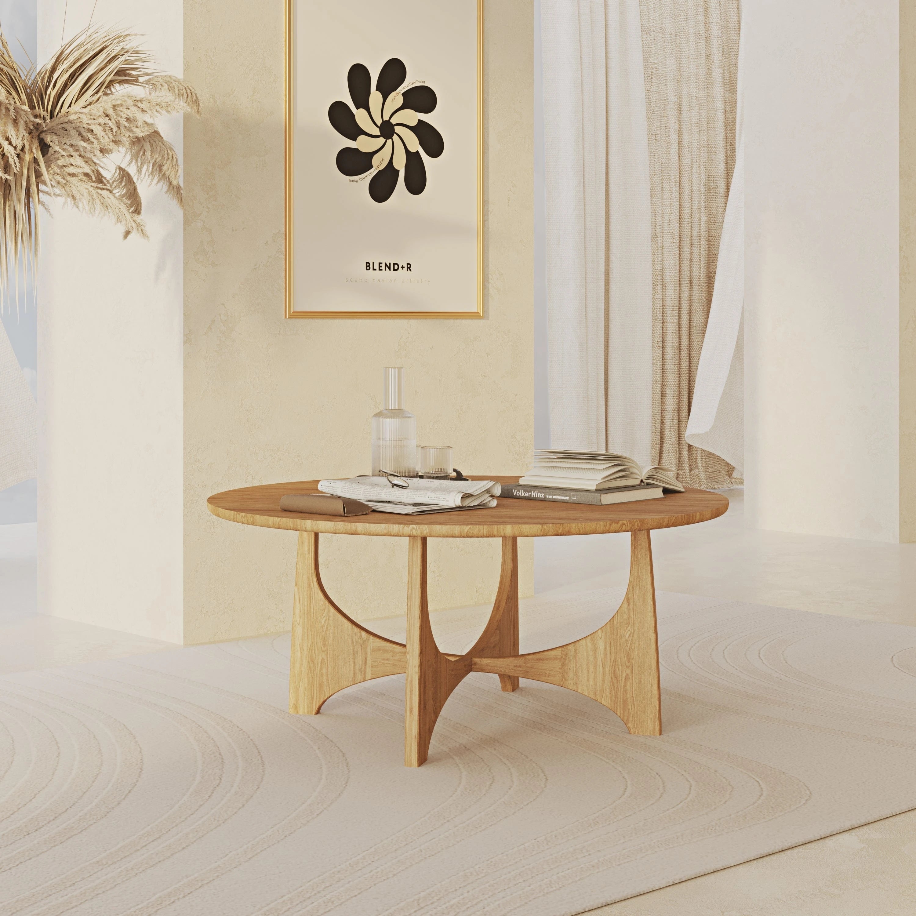 Cassy Orta Sehpa Ahşap