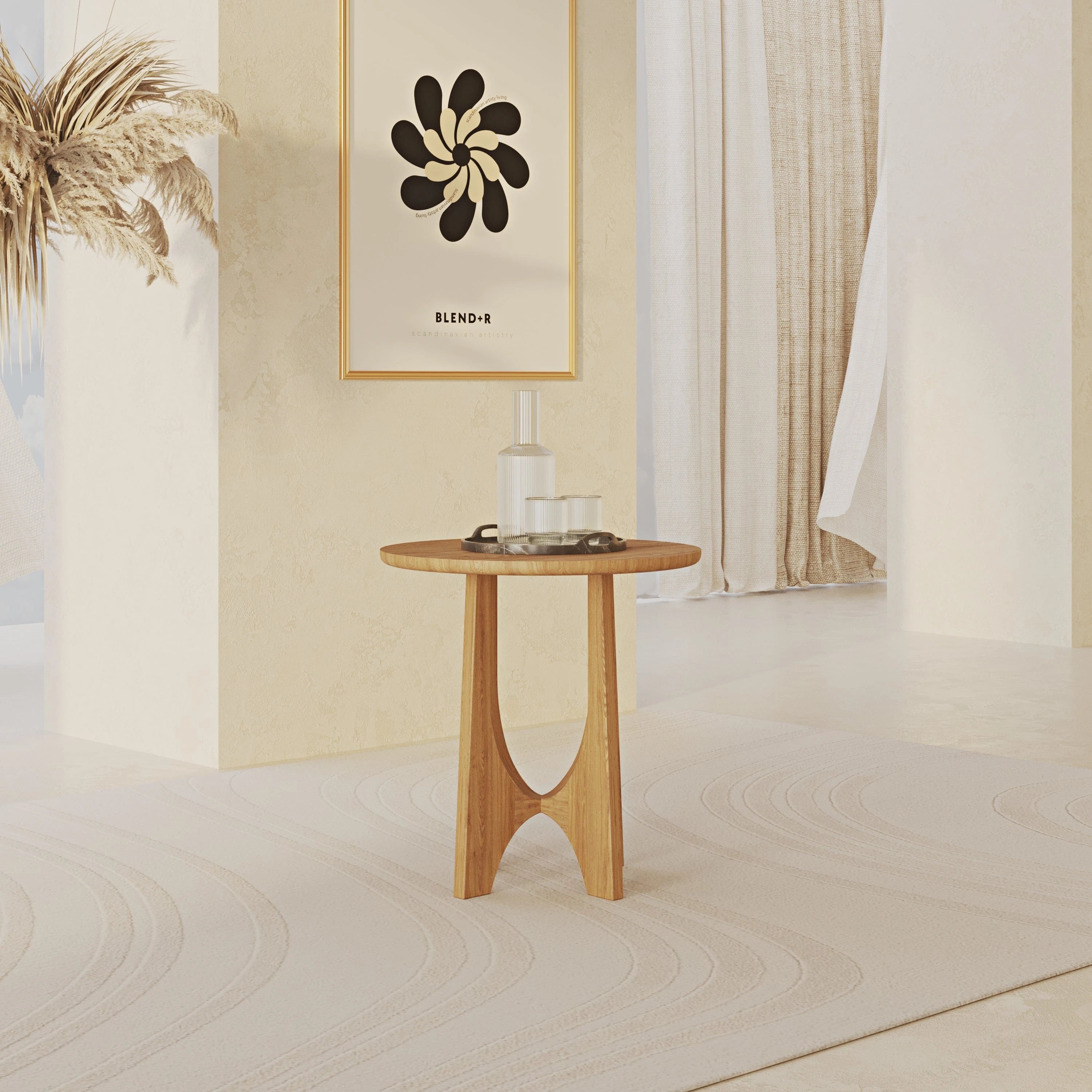 Cassy Yan Sehpa Ahşap