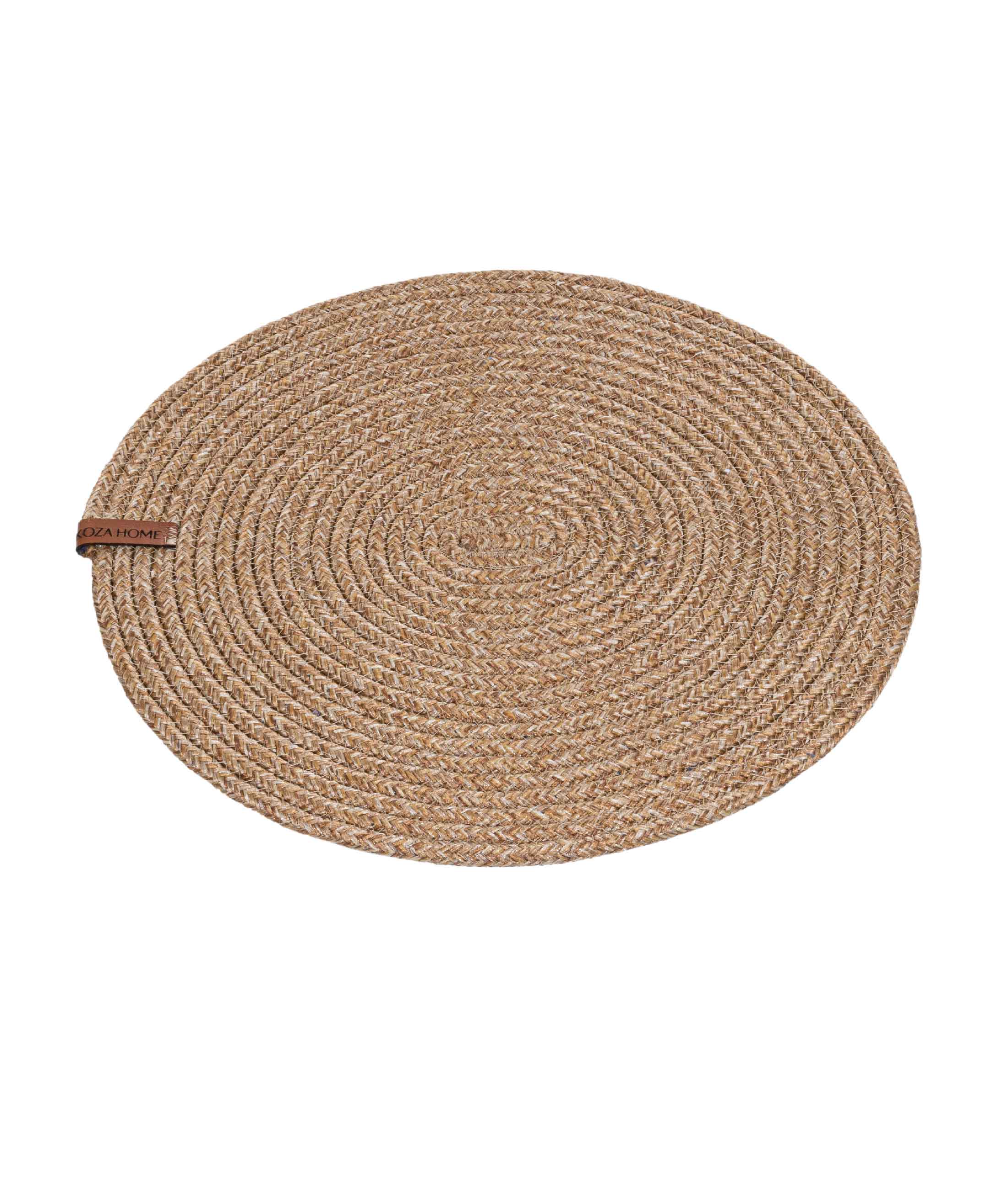Cesta American Placemat Natural Jute Plain Charger 37x37 9028