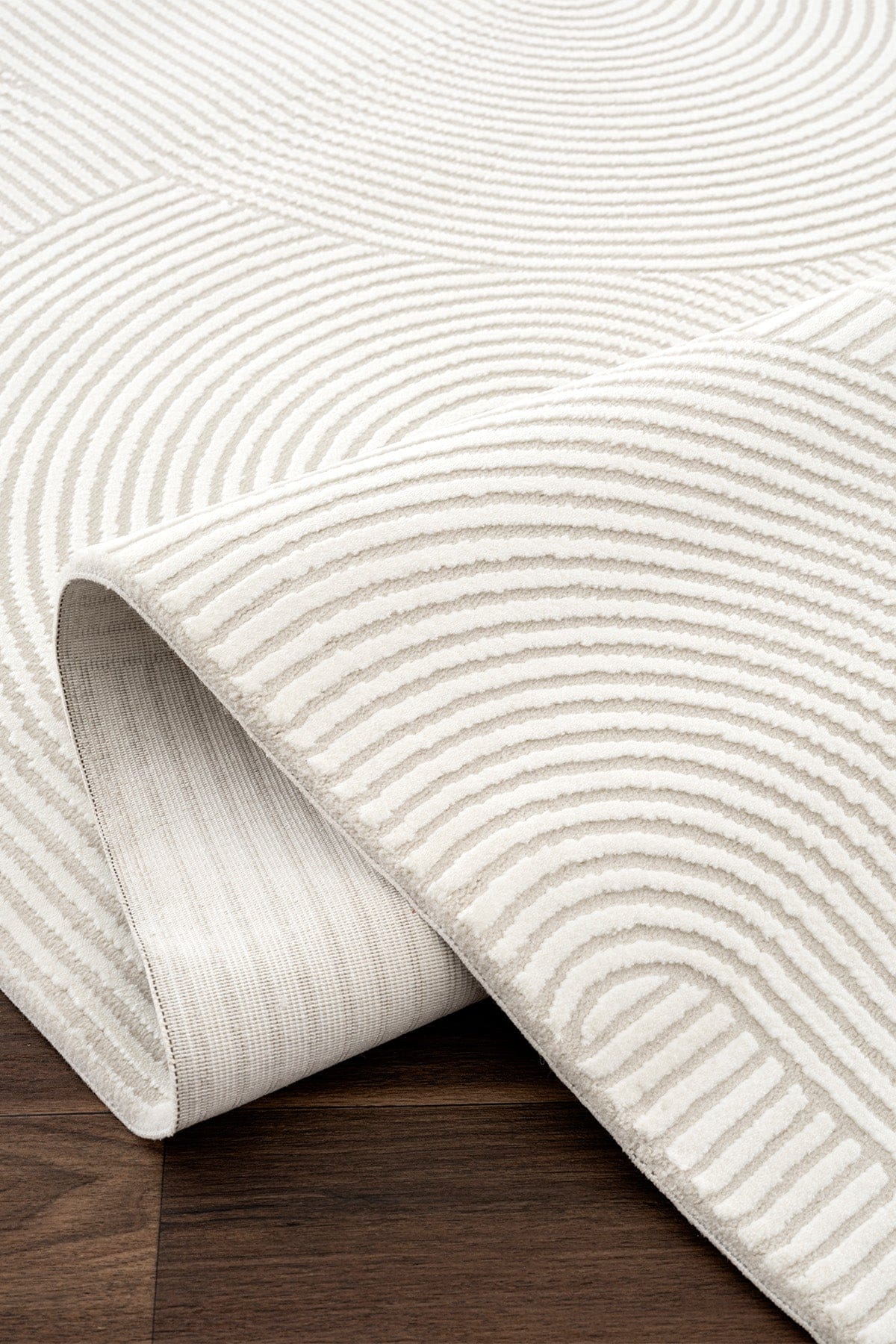 Farahan White Non-Shedding Rug A0861A
