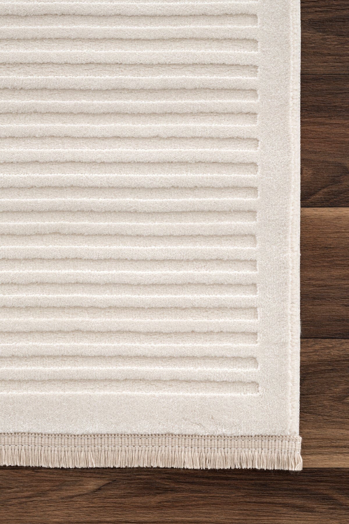 Farahan Krem Tarçın Geometrik Desenli Halı A0859A