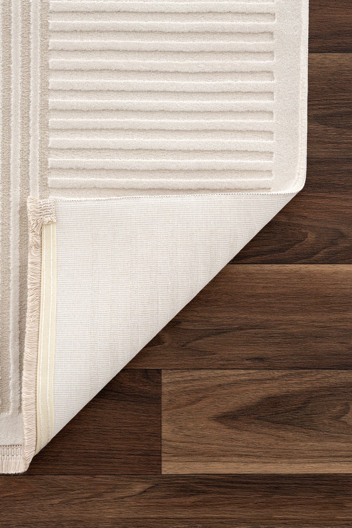 Farahan Krem Tarçın Geometrik Desenli Halı A0859A