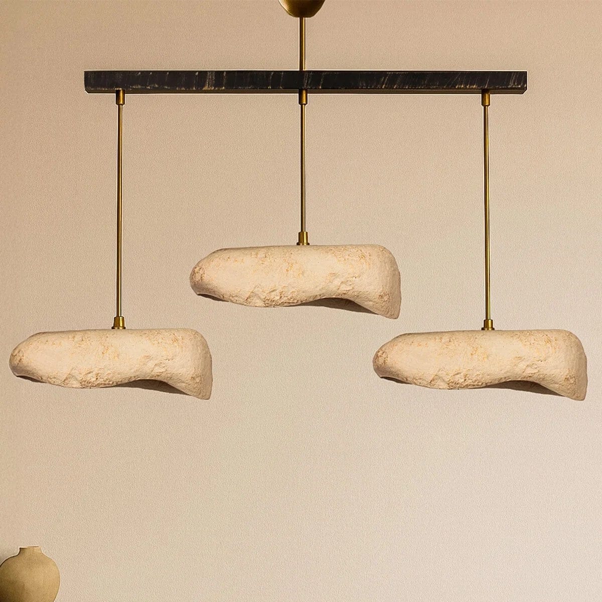 Femme Üçlü Avize Karbon Beton