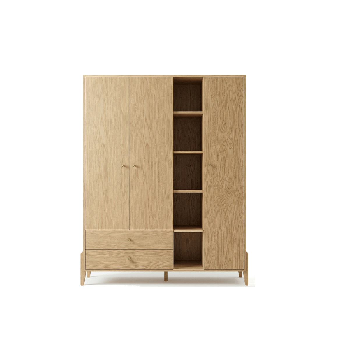 Fil 3 Kapaklı Geniş Gardırop