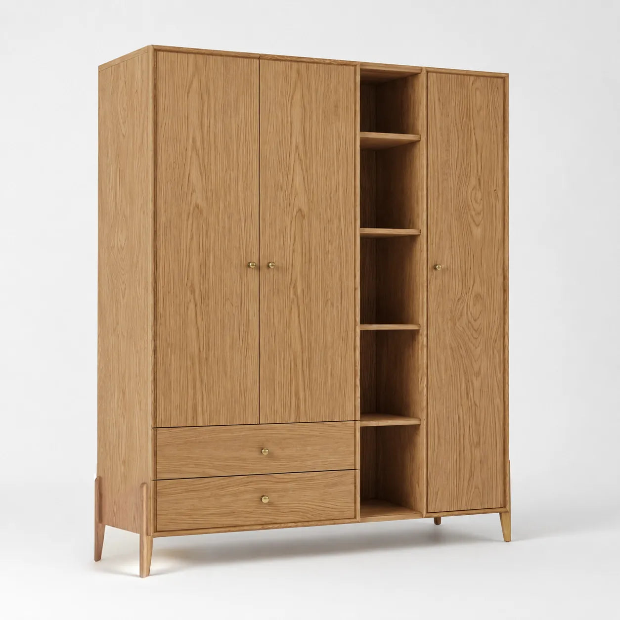 Elephant 3-Door Wide Wardrobe
