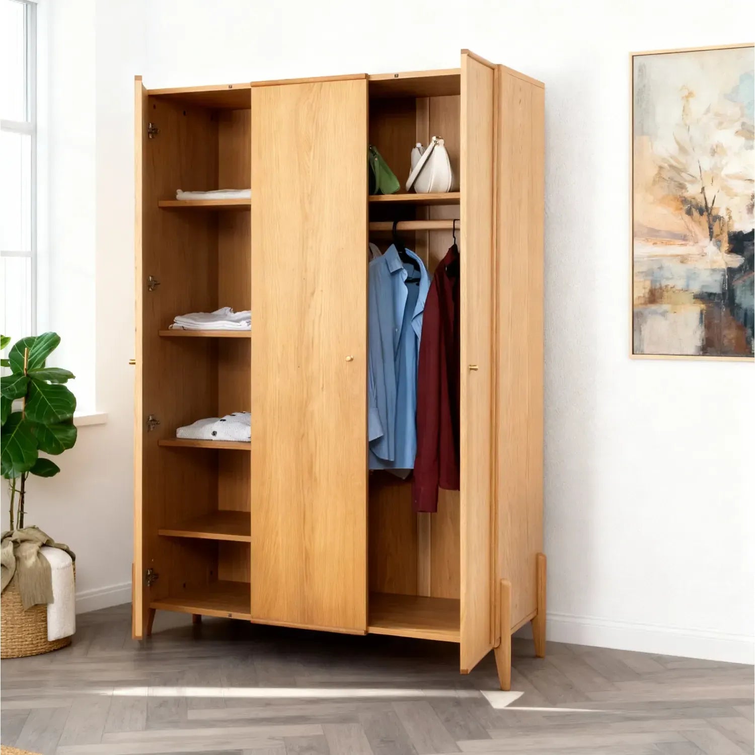 Fil Gardırop 3 Kapaklı