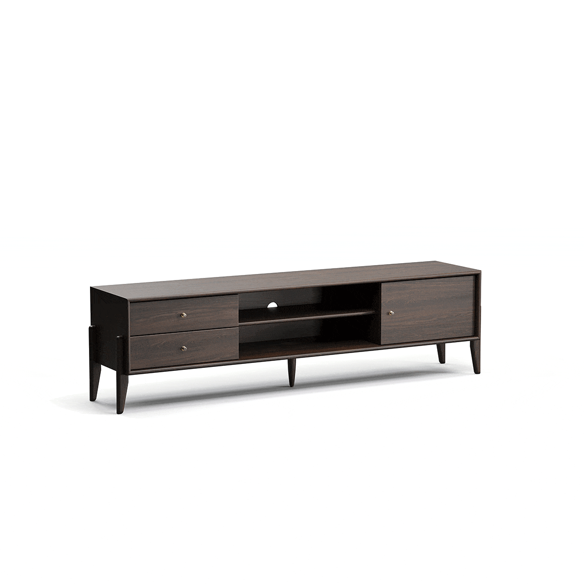 Fil Koyu Meşe TV Sehpası 180 cm