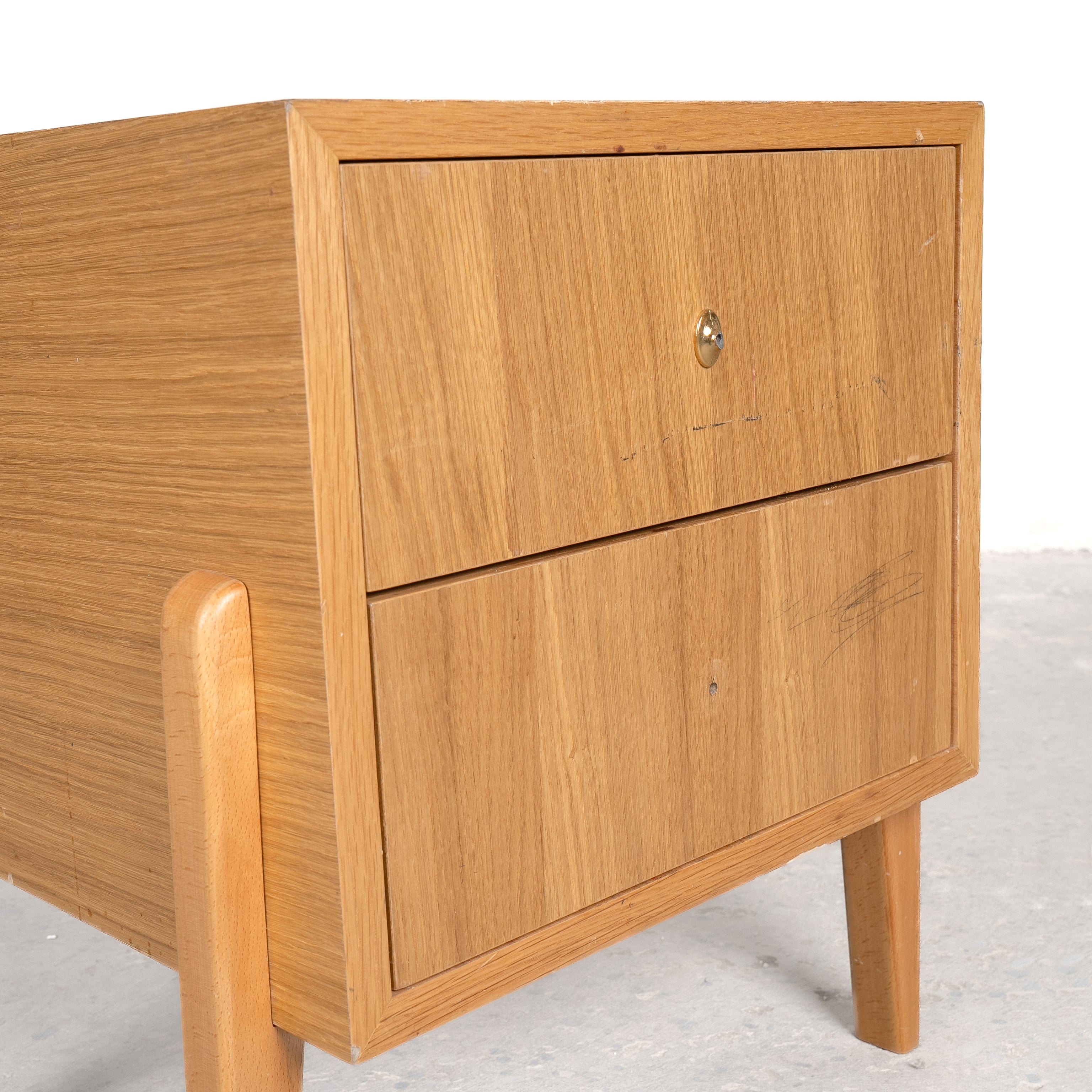 Fil Meşe Komodin 2 Çekmeceli 10127