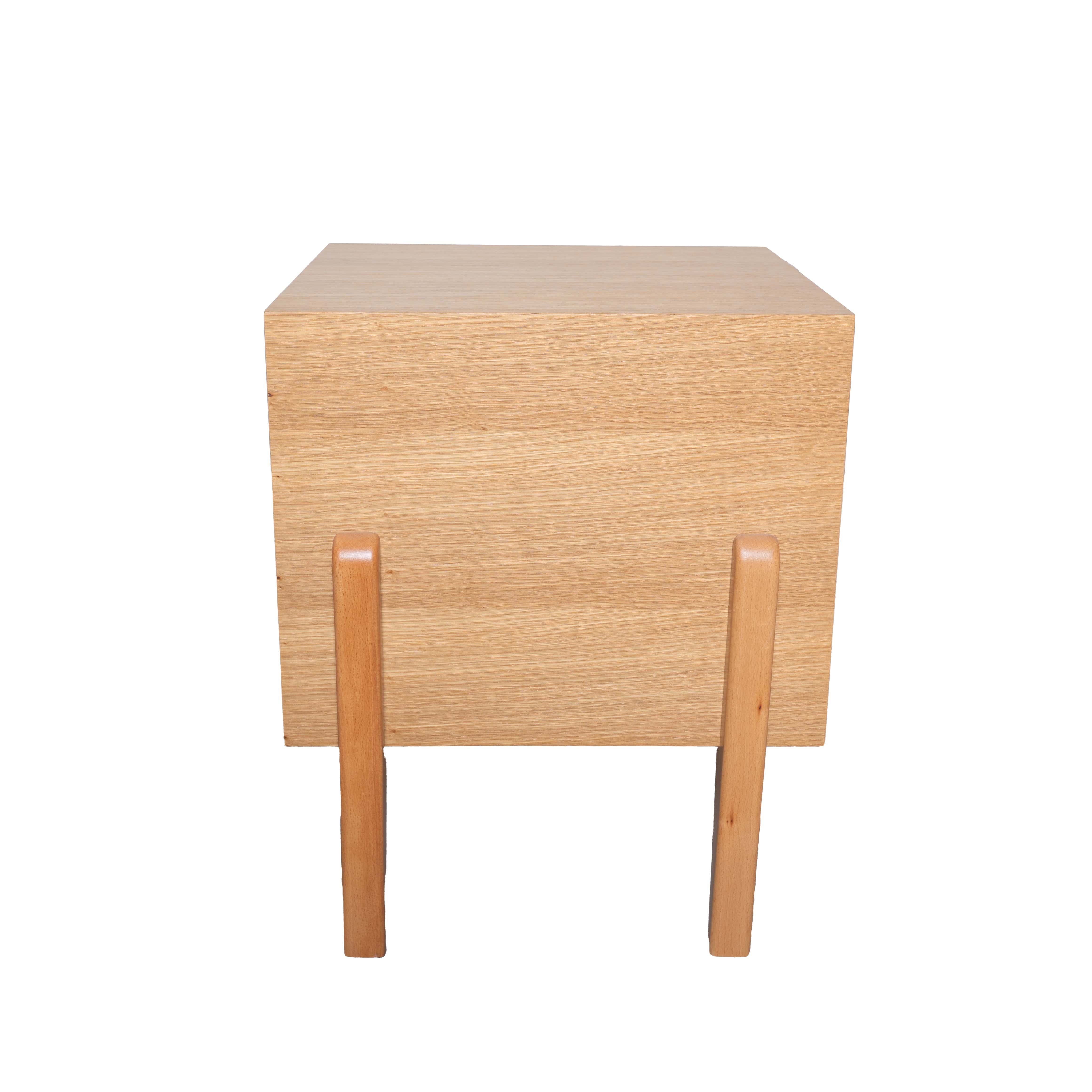 Fil Meşe Komodin 2 Çekmeceli Ahşap Meşe 10580