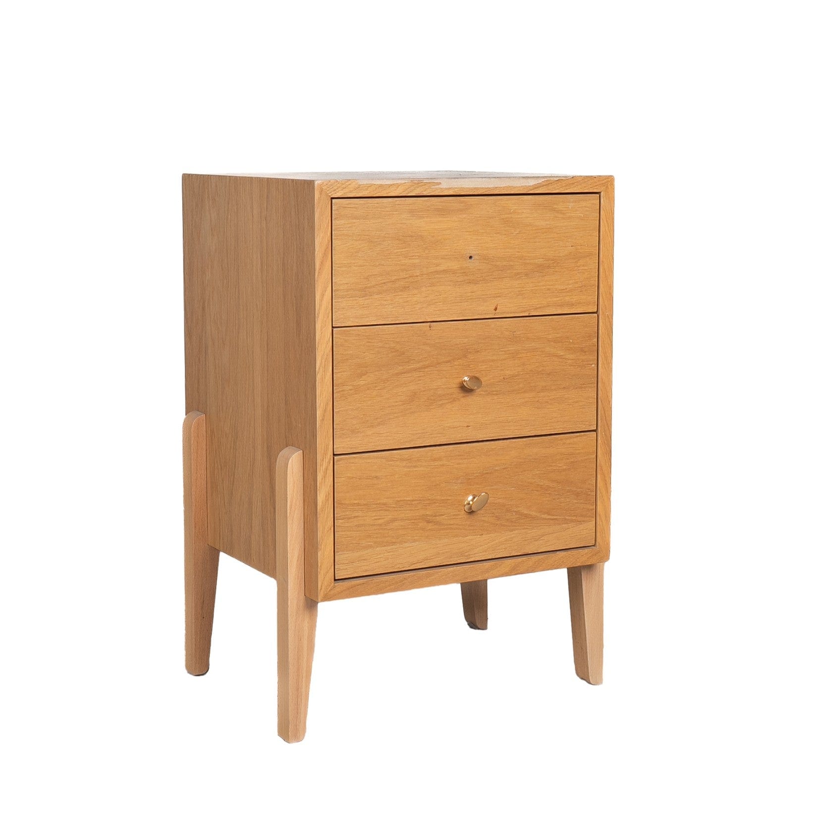 Fil Meşe Komodin 3 Çekmeceli 10129