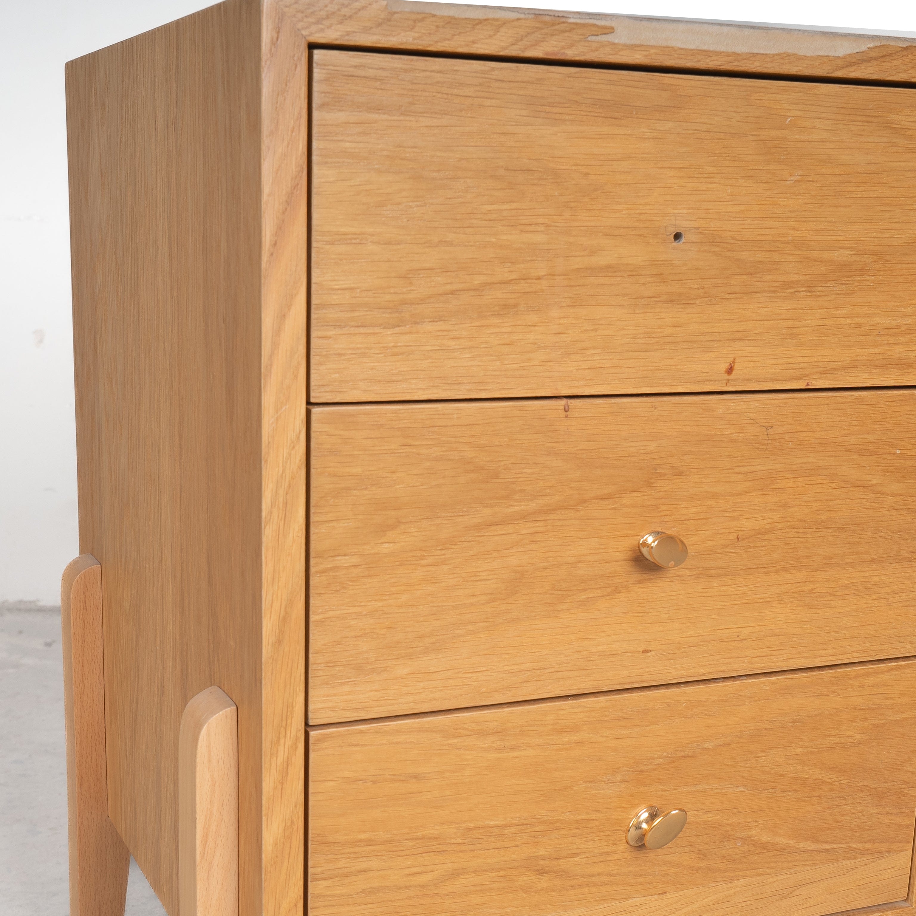 Fil Meşe Komodin 3 Çekmeceli 10129