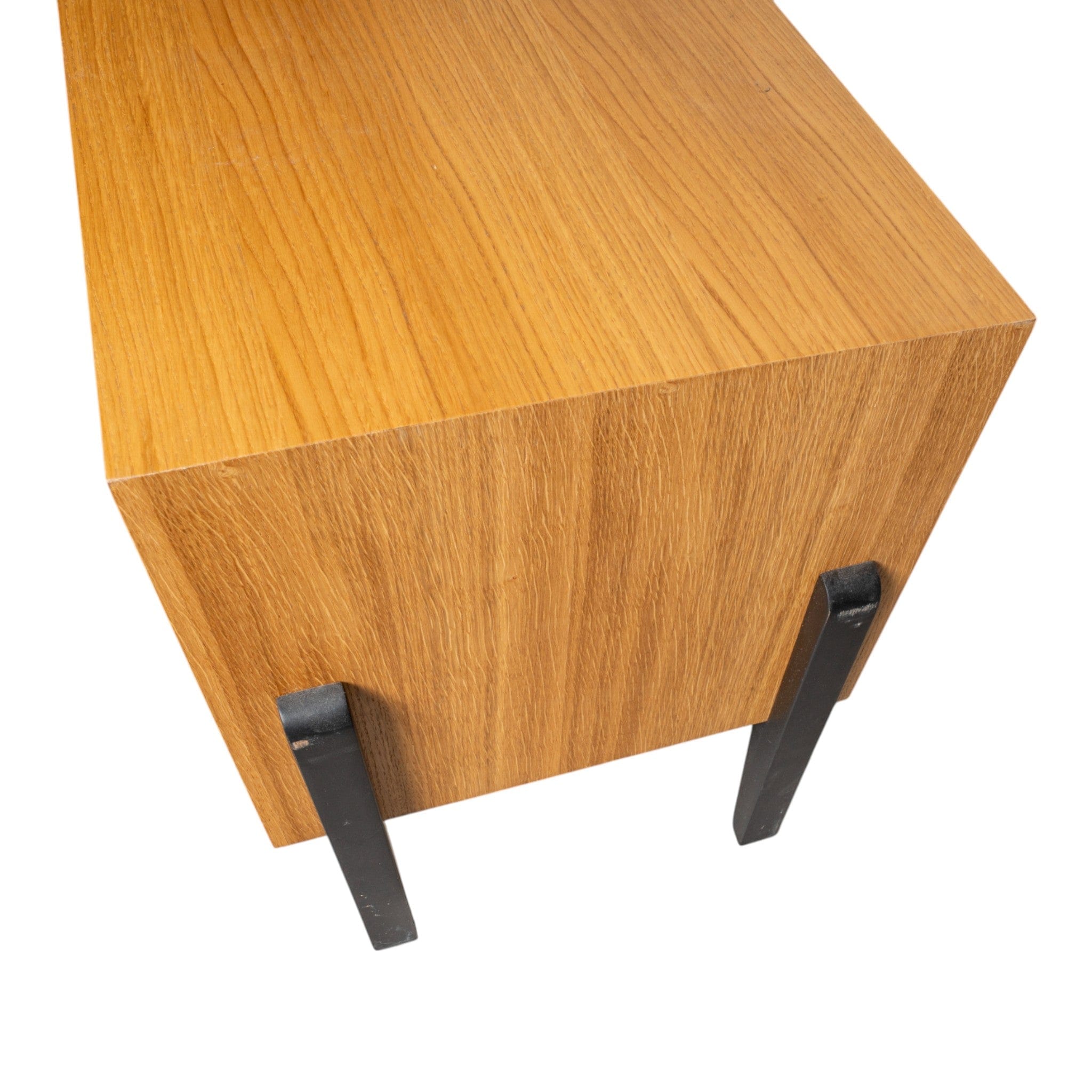 Fil Meşe TV Sehpası 140 cm Ahşap Meşe & Siyah 11109