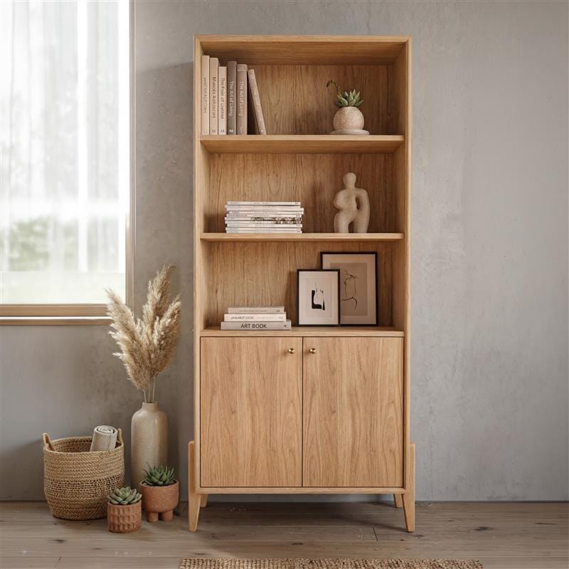Elephant Oak Display Cabinet