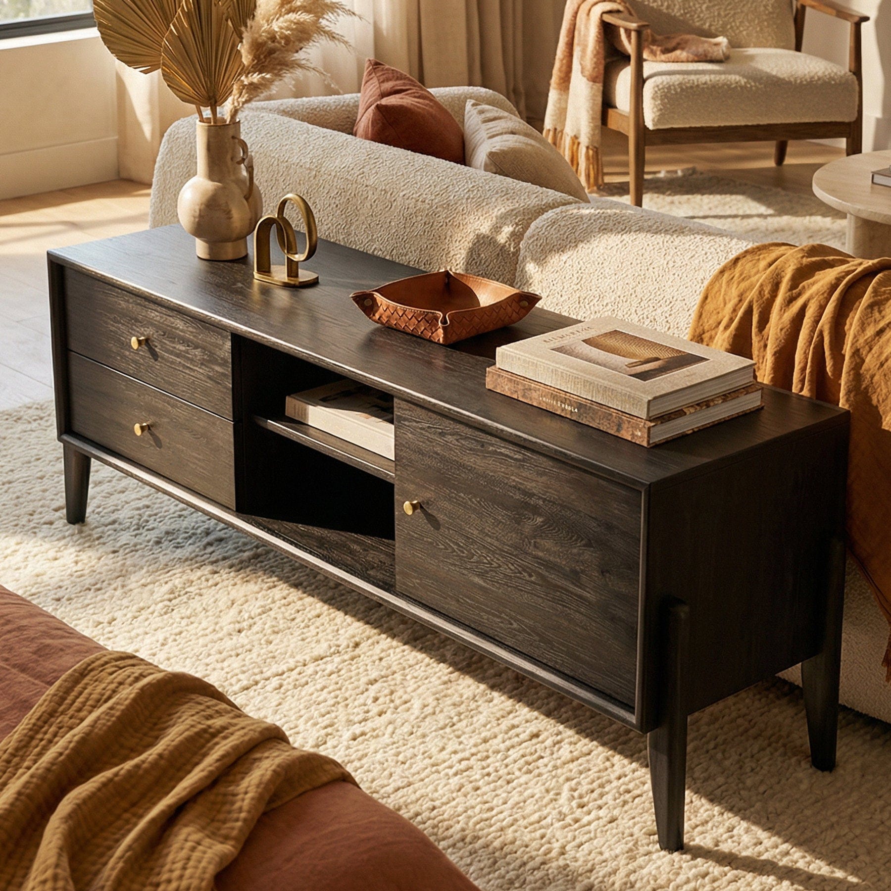 Fil Siyah TV Ünitesi 140 cm