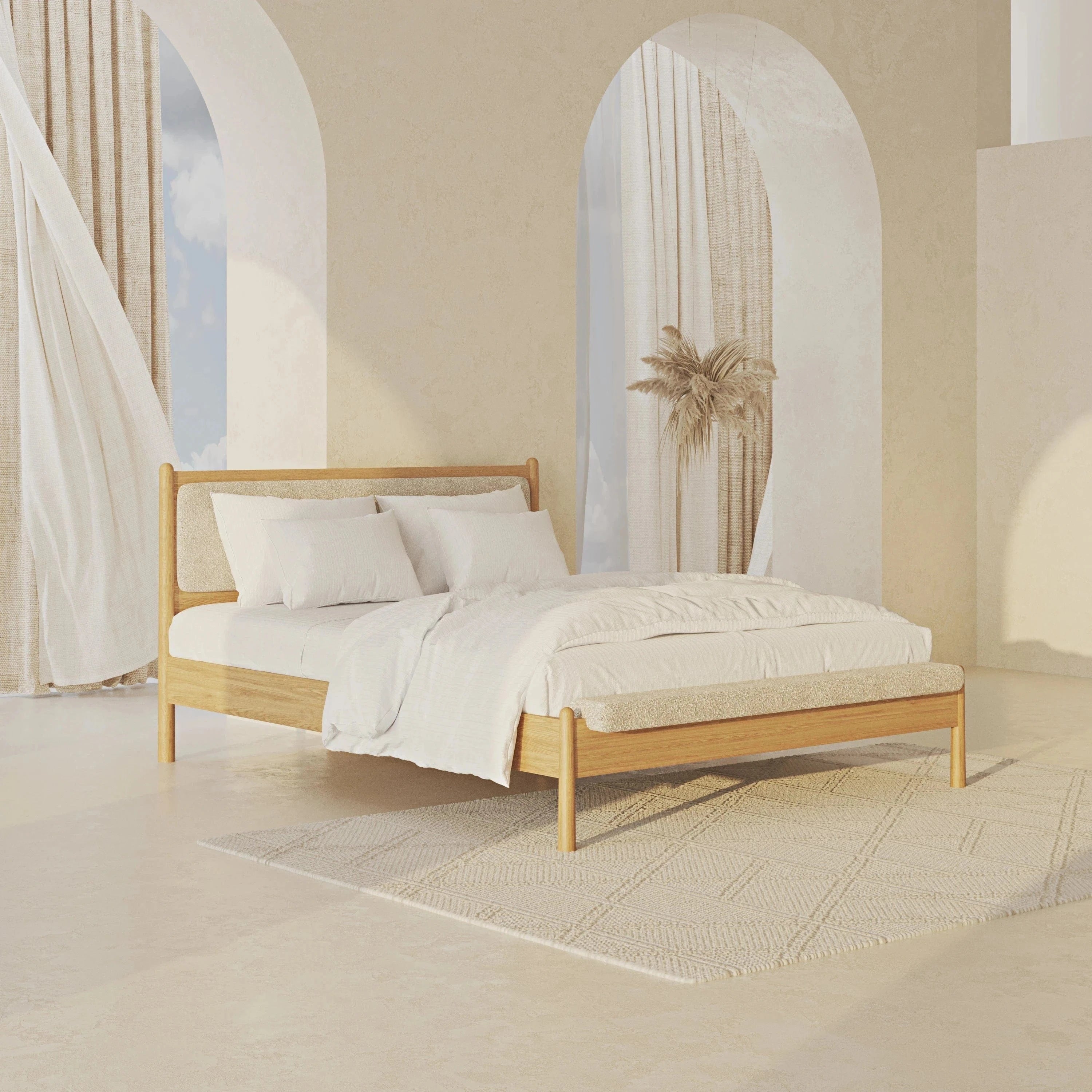 Finn 160x200 Karyola+Yatak+Uyku Seti Takımı