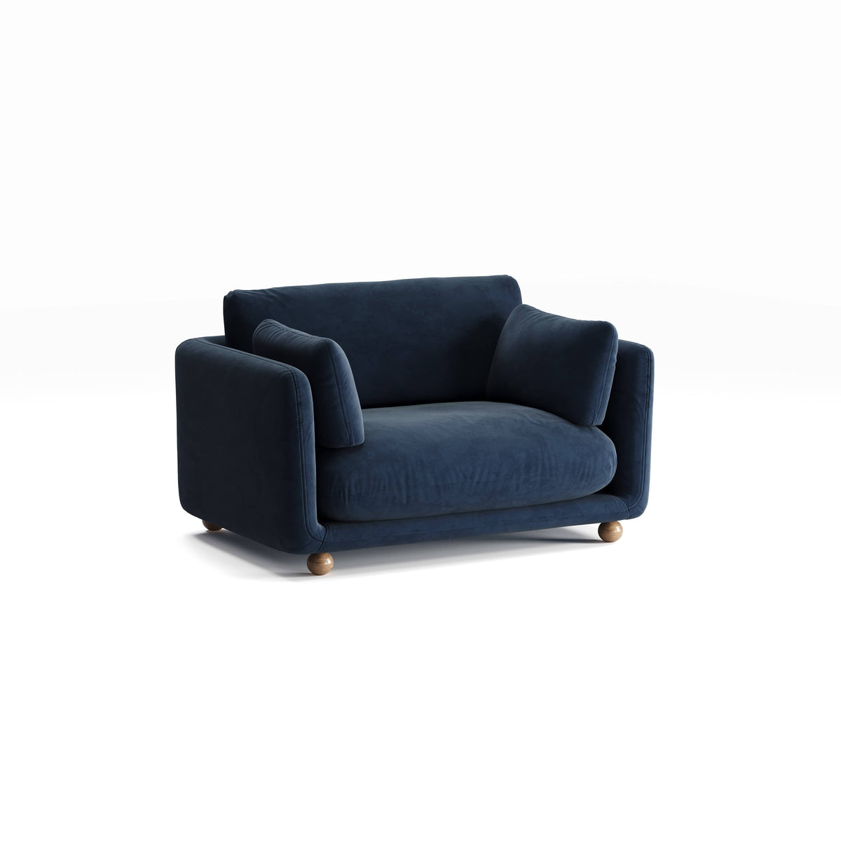Flam Loveseat Kadife - Haki