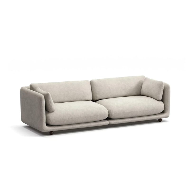 Flam Three-Seater Linen Sofa