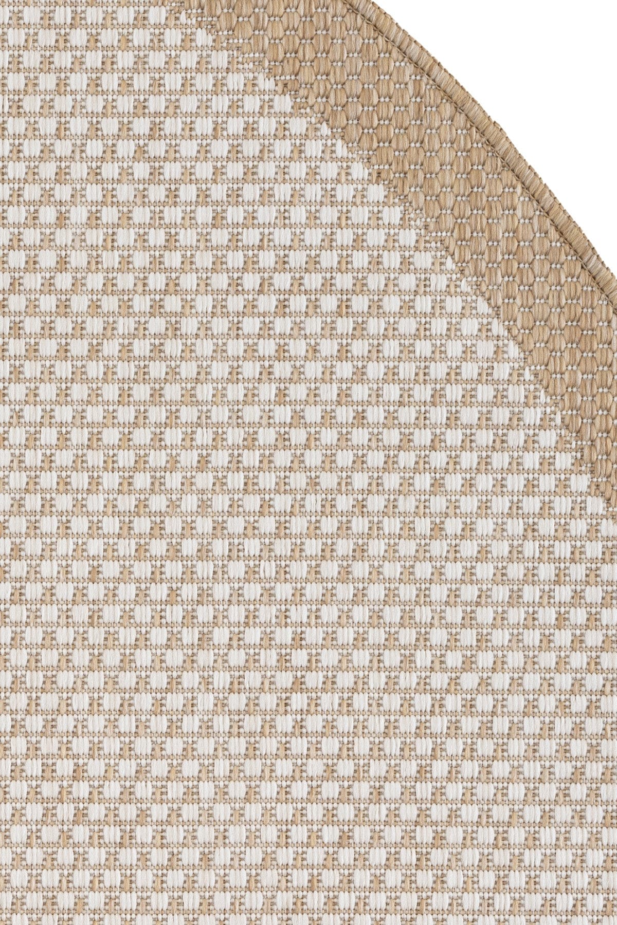 Fresco Ekru Natural Sisal Daire Halı 23745D