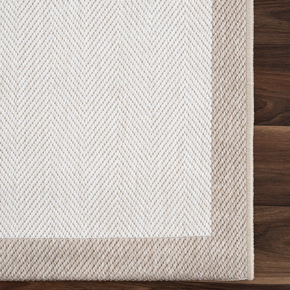 Fresco Soft Ecru Mink Washable Rug A3936A
