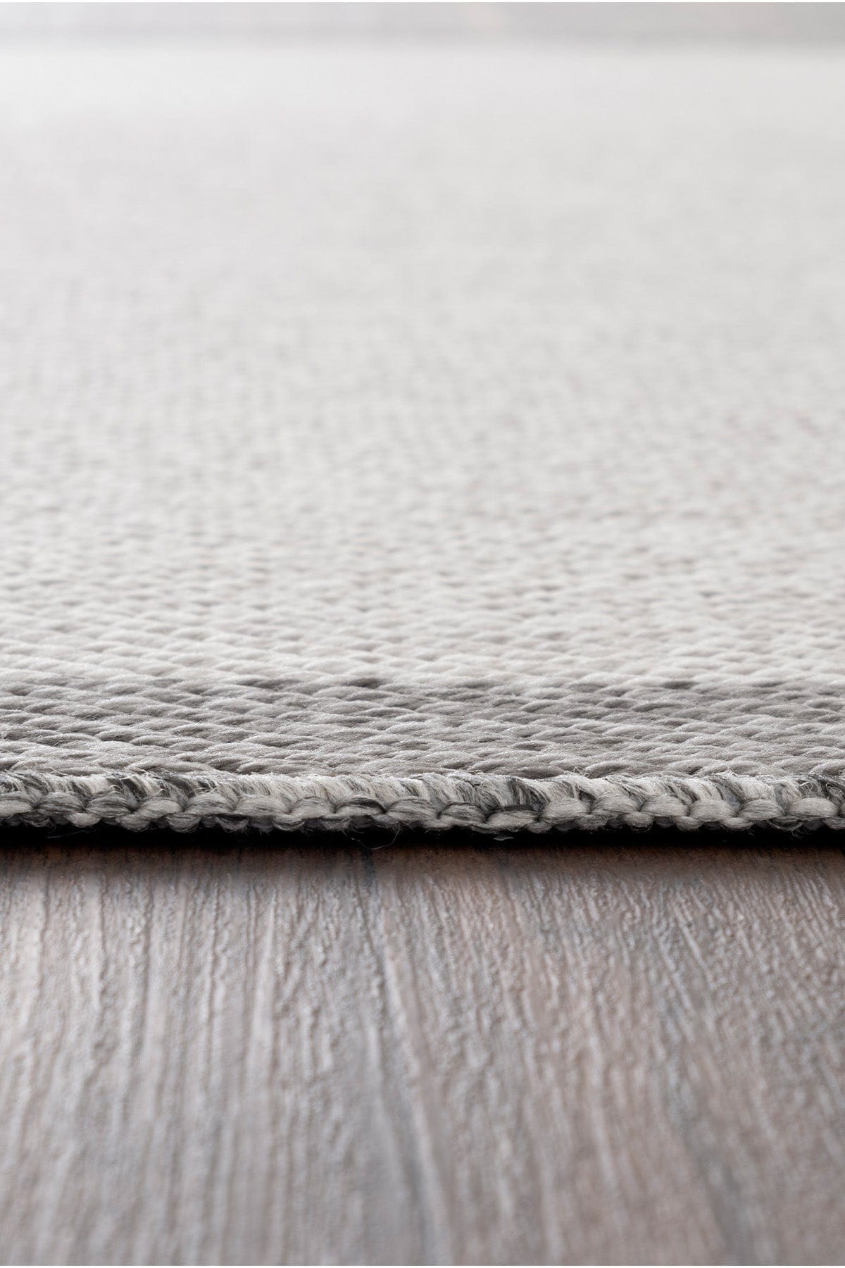Fresco Soft Gray Anthracite Washable Rug A3936A