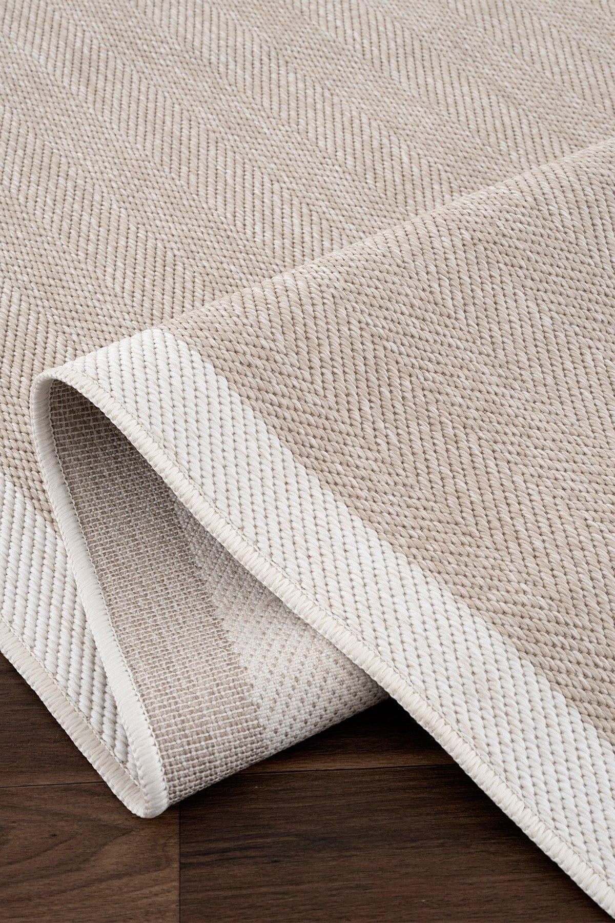 Fresco Soft Mink Ecru Washable Rug A3936A