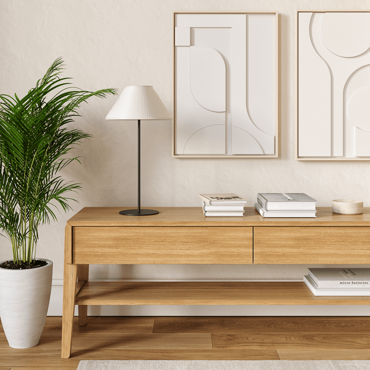 Freya TV Sehpası 140 cm - Meşe
