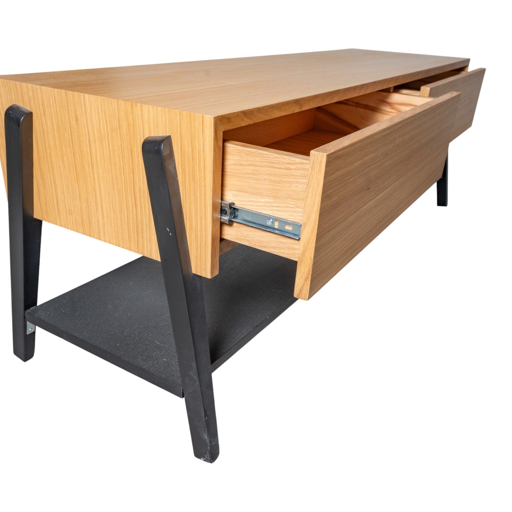 Freya TV Sehpası 140 cm Meşe & Siyah 11099