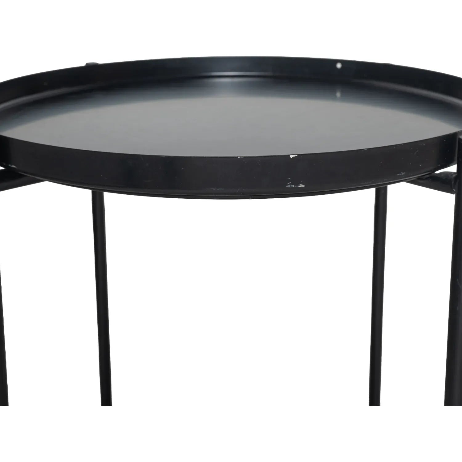 Gladom Yan Sehpa Metal Siyah 10573