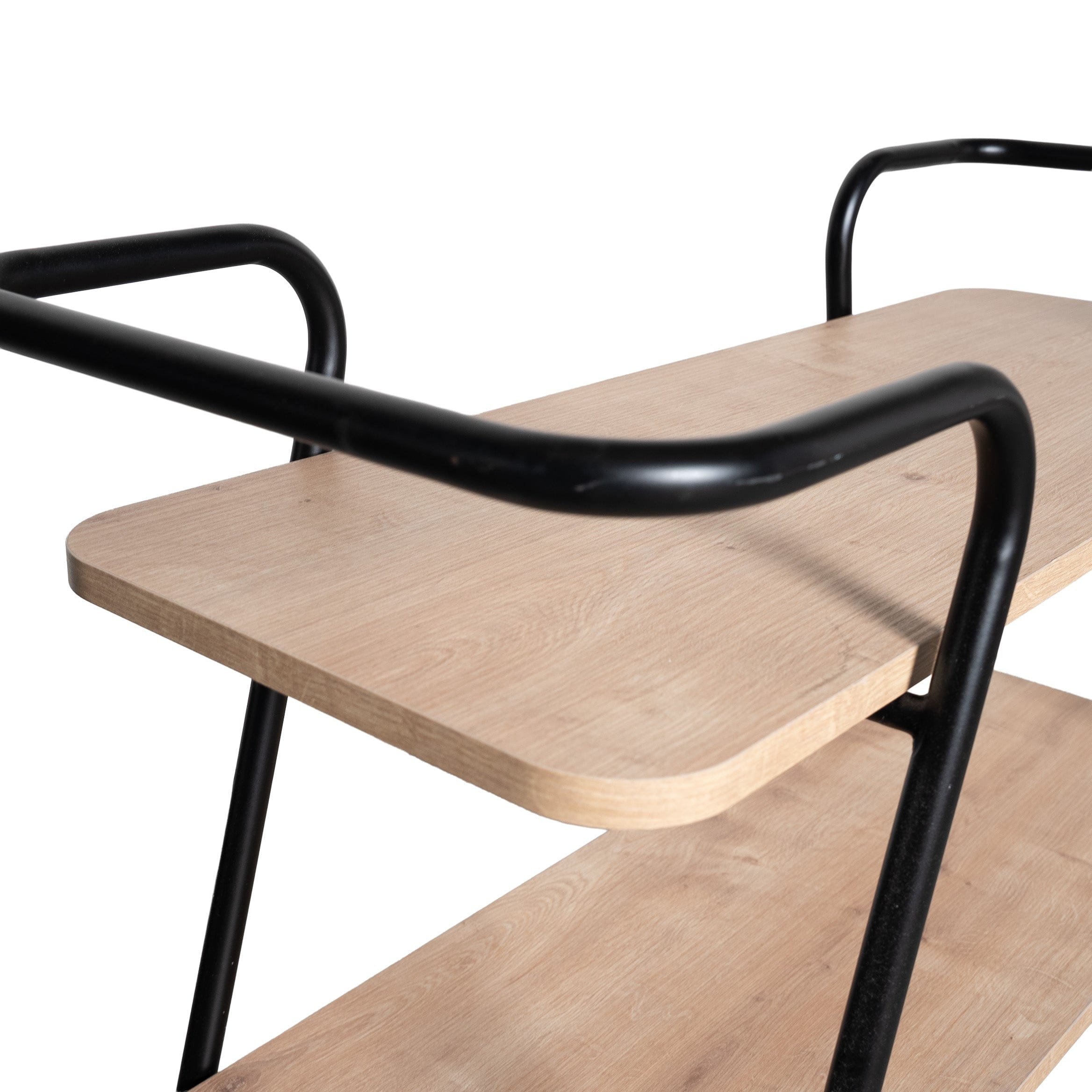 Hazel Dresuar Metal/Ahşap Meşe/Siyah 10540