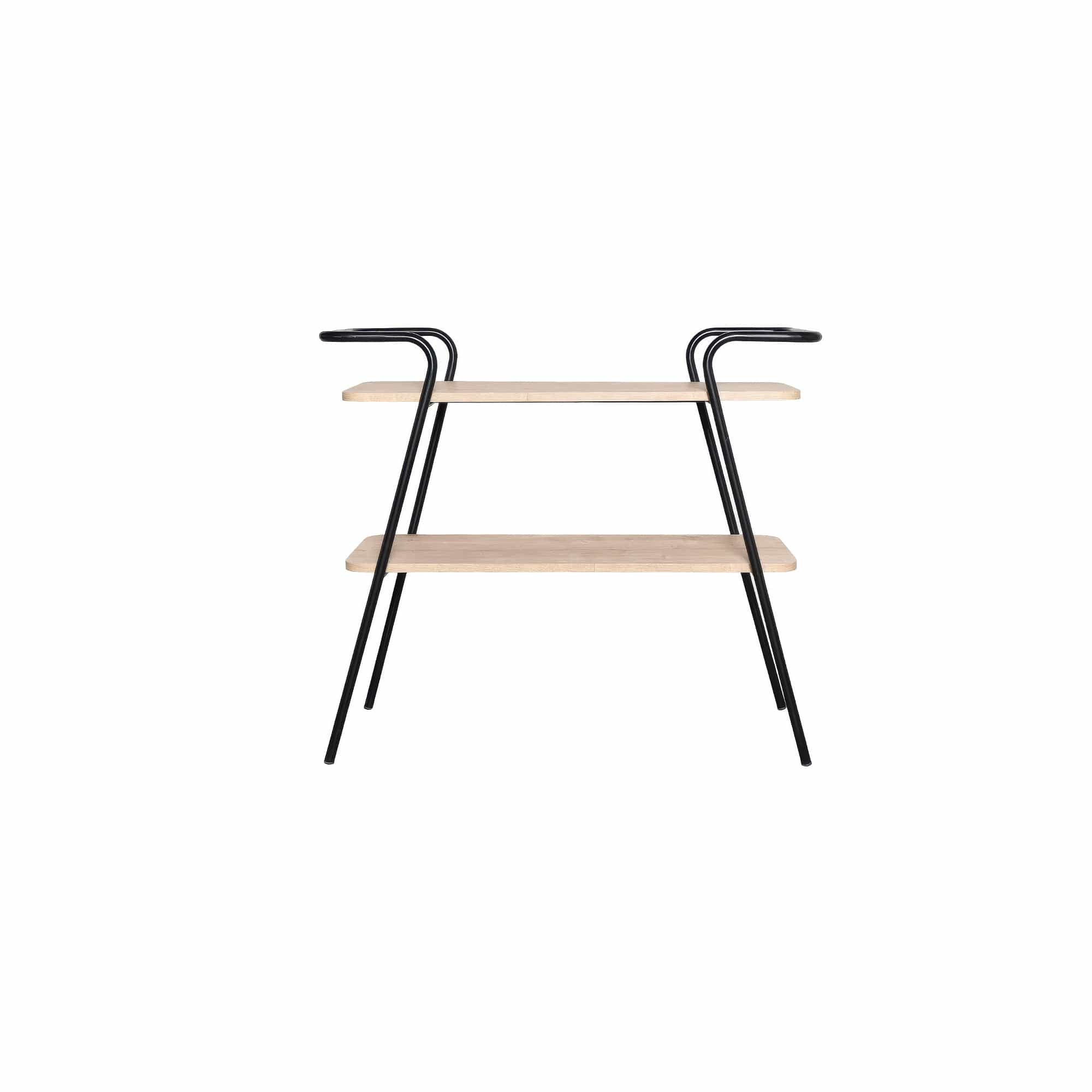 Hazel Dresuar Metal/Ahşap Meşe/Siyah 10540