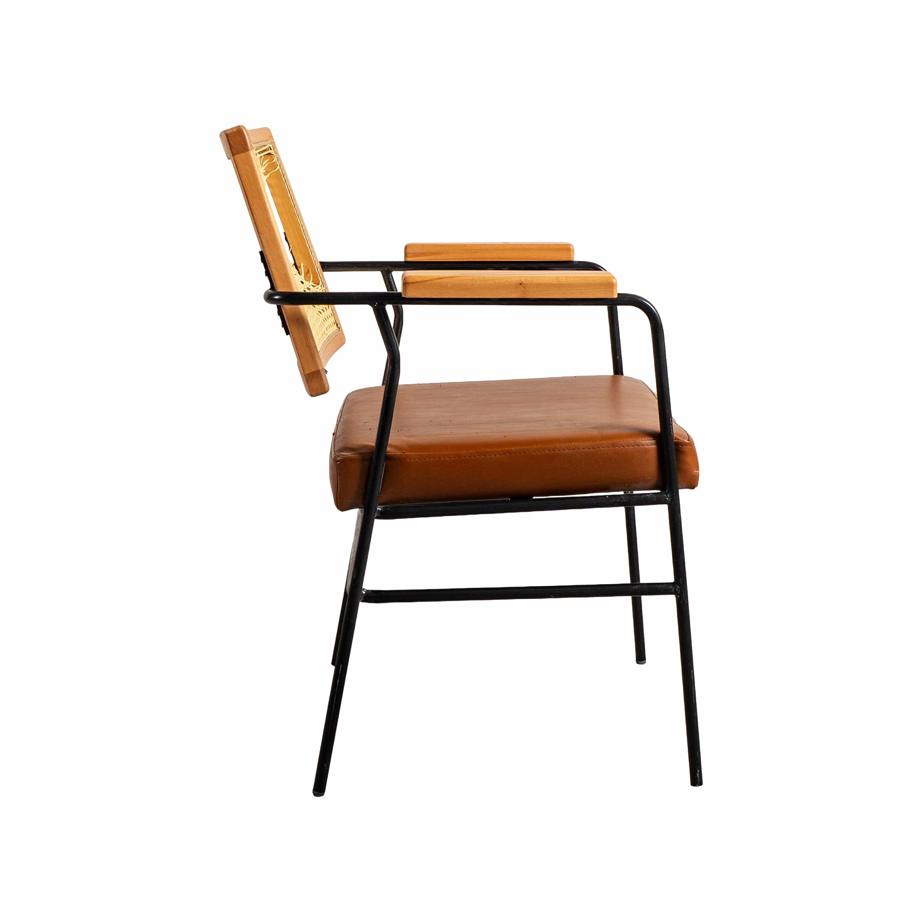 Hazeran Sırtlı Çalışma Sandalyesi Taba 10196