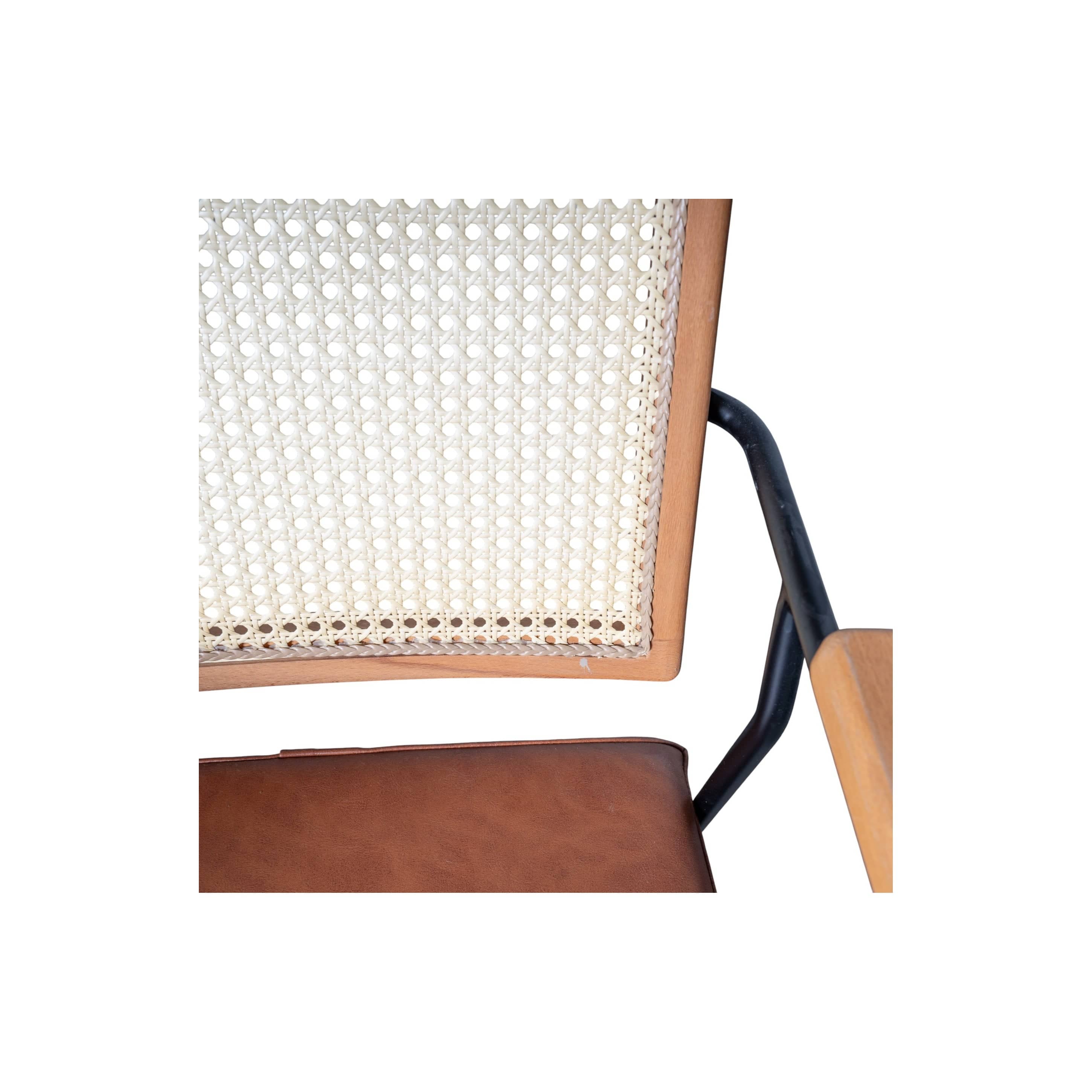 Hazeran Sırtlı Çalışma Sandalyesi Taba 11087