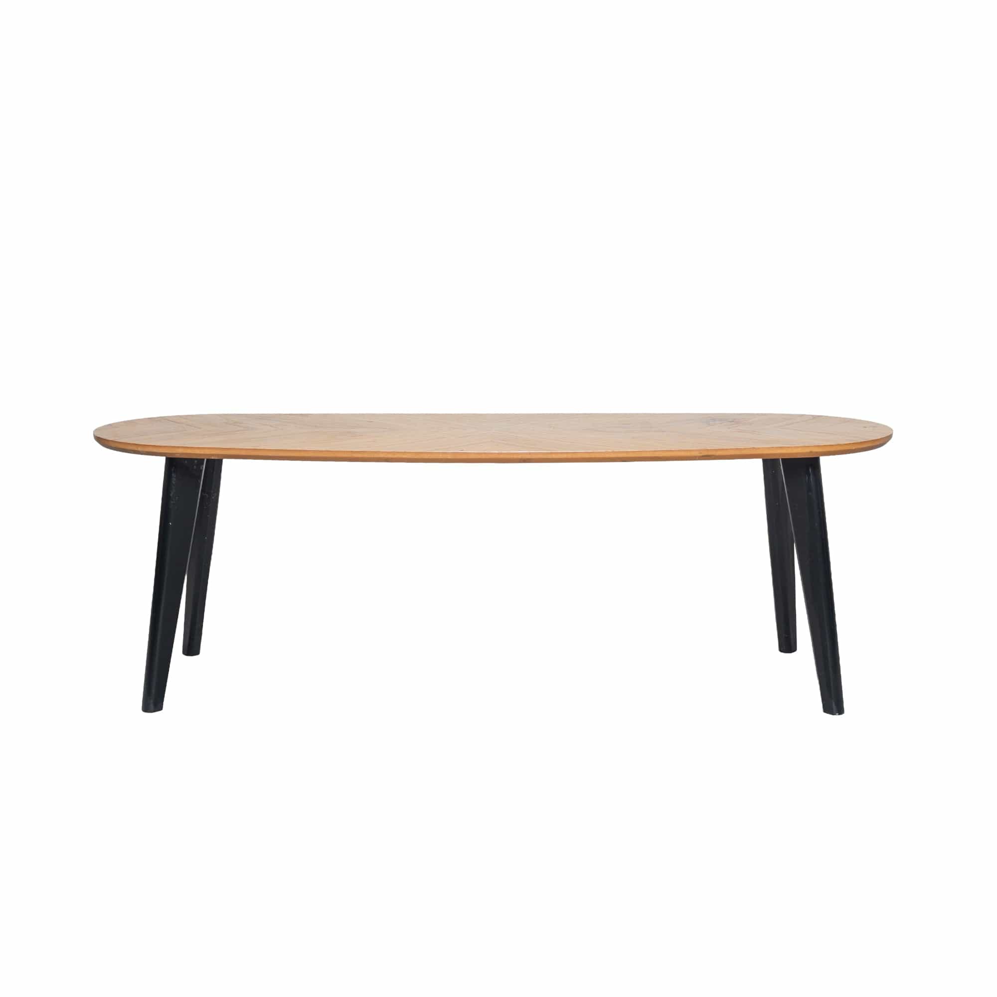 Helsinki Oval Orta Sehpa Ahşap Meşe 10577