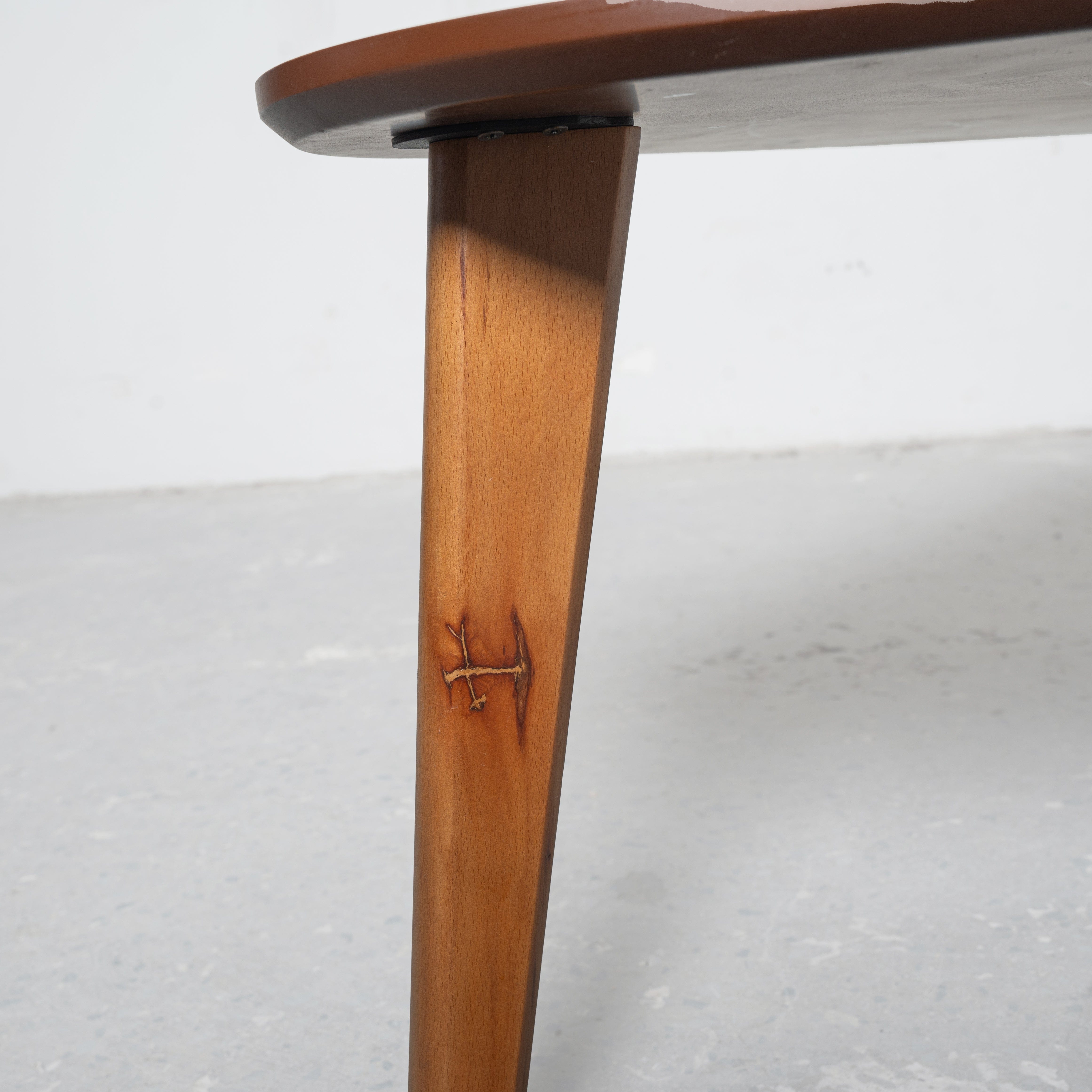 Helsinki Üçgen Orta Sehpa Ahşap Meşe 10604